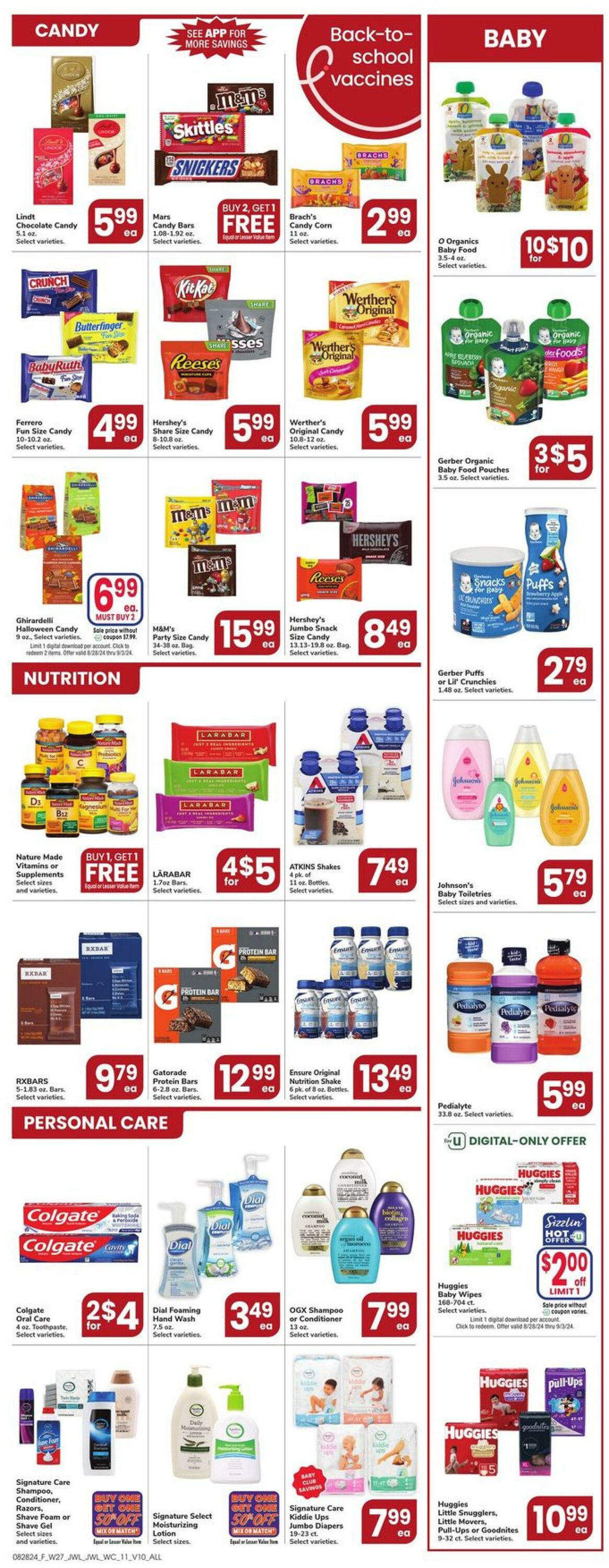 Weekly ad Jewel Osco 08/28/2024 - 09/03/2024