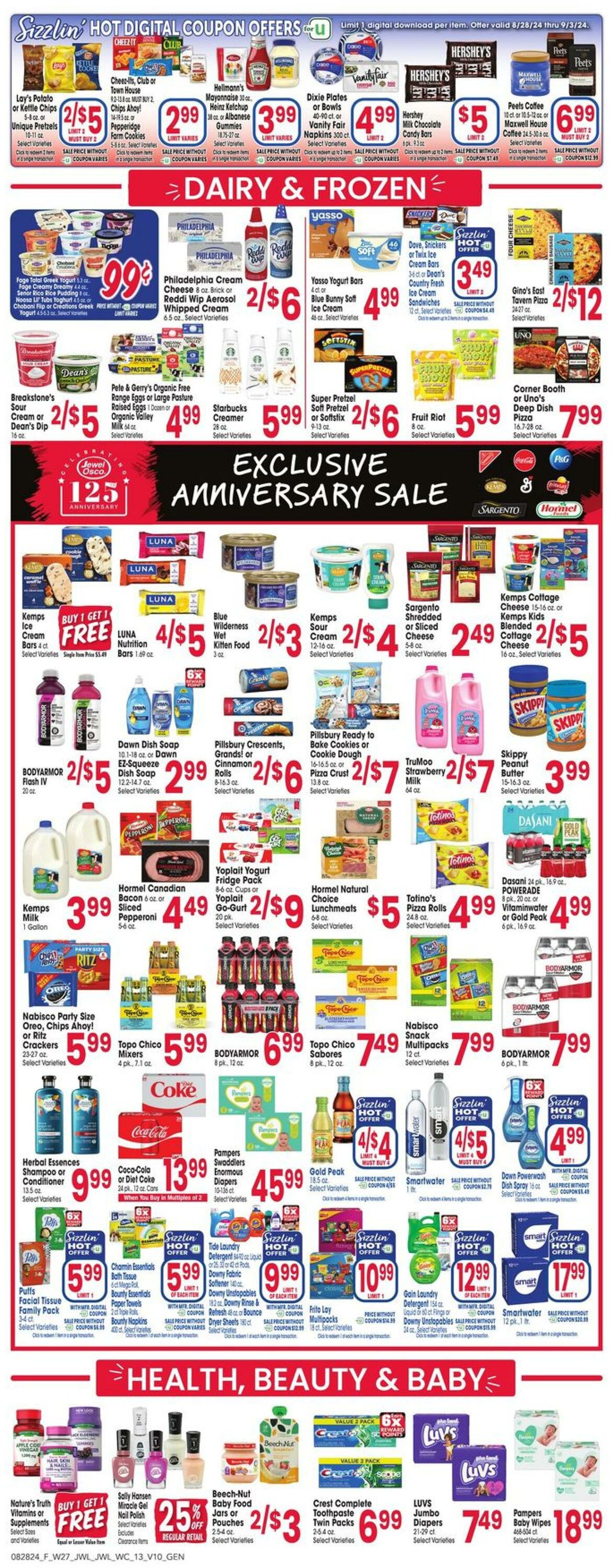 Weekly ad Jewel Osco 08/28/2024 - 09/03/2024