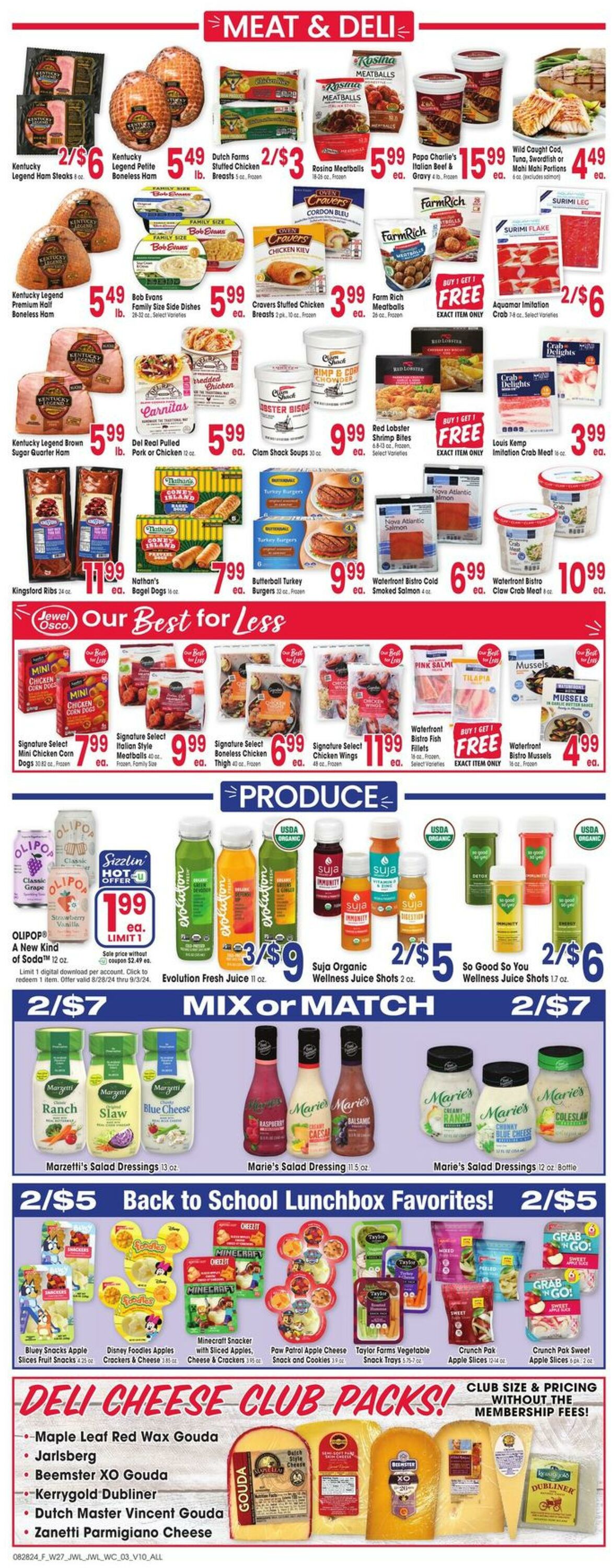 Weekly ad Jewel Osco 08/28/2024 - 09/03/2024