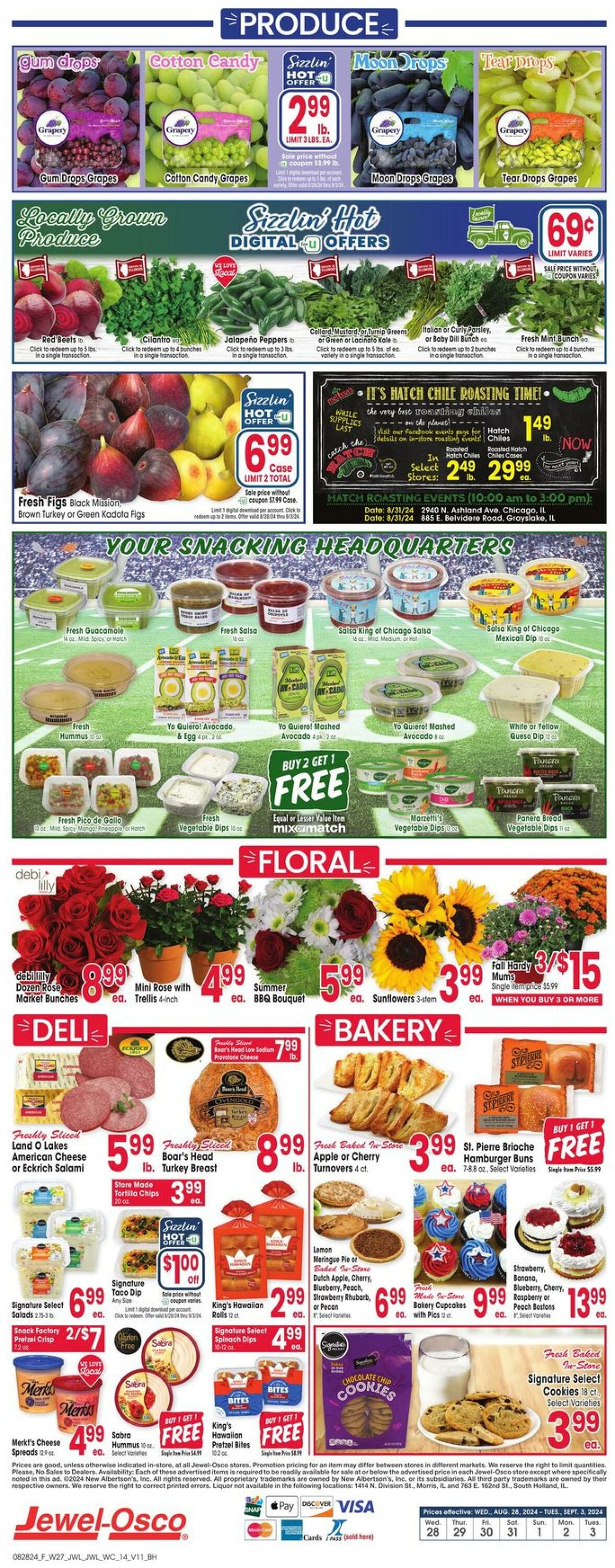 Weekly ad Jewel Osco 08/28/2024 - 09/03/2024