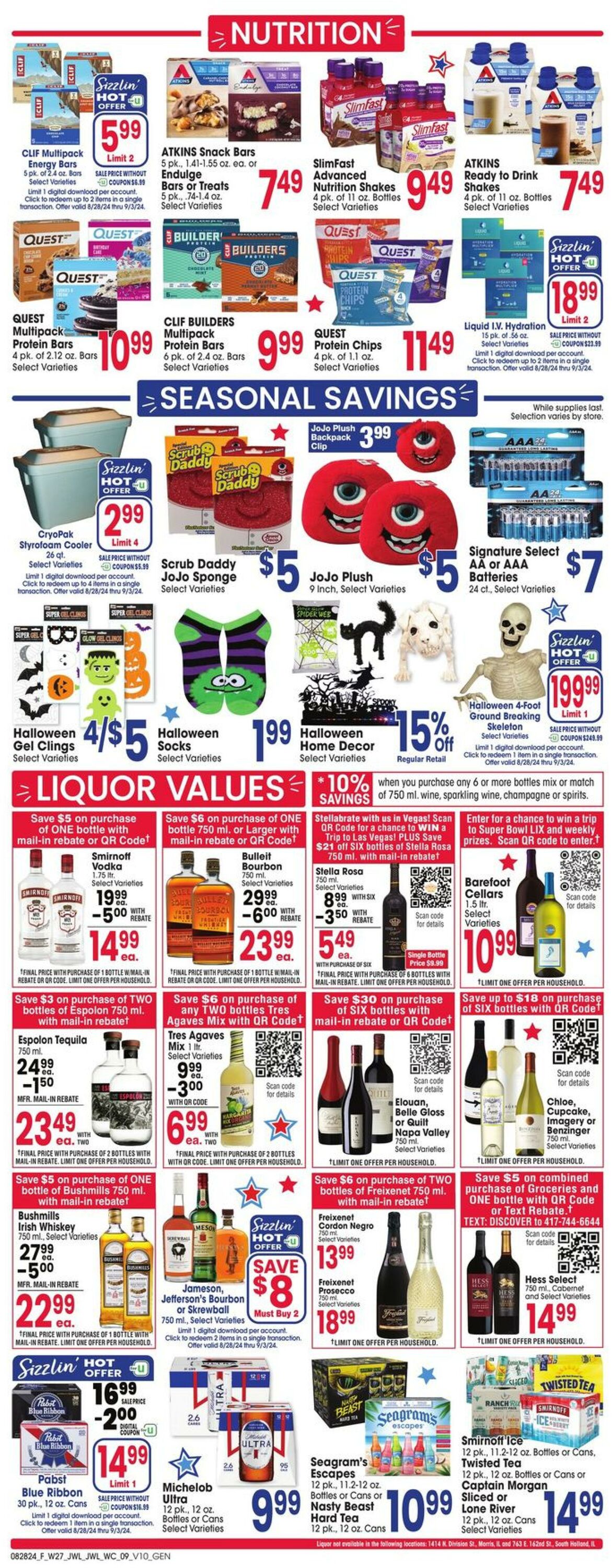 Weekly ad Jewel Osco 08/28/2024 - 09/03/2024