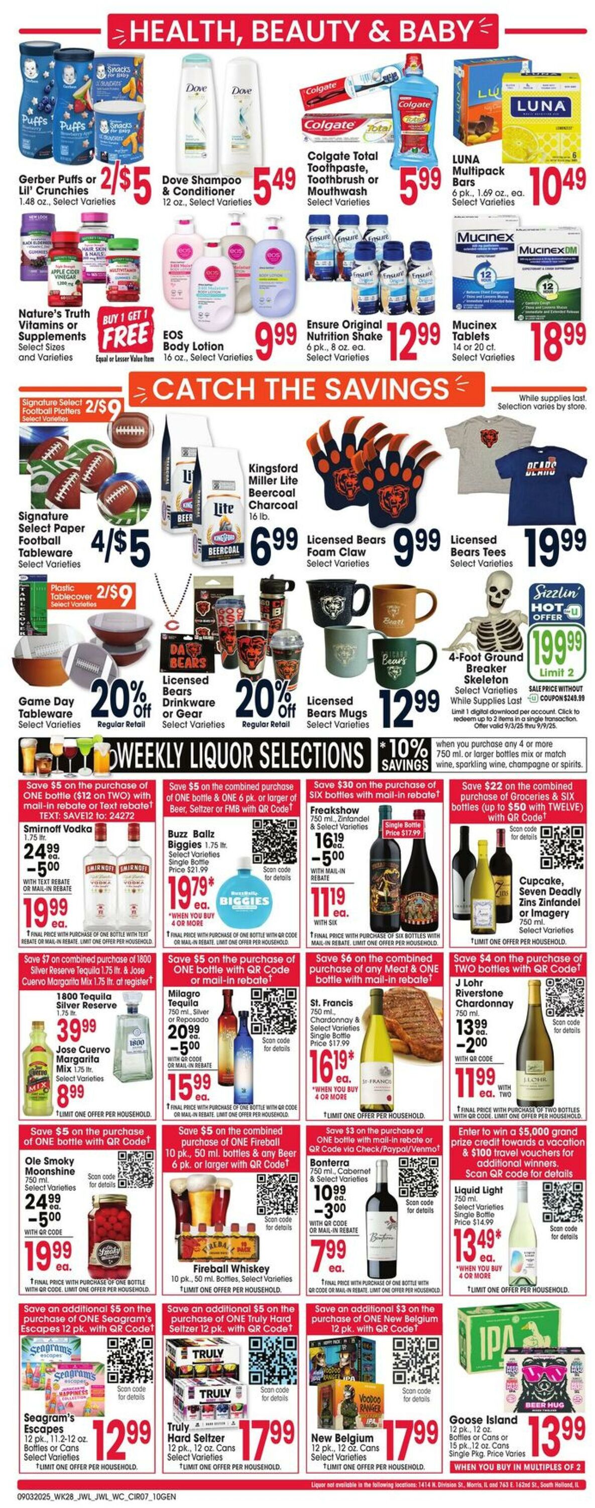 Weekly ad Jewel Osco 09/03/2025 - 09/09/2025