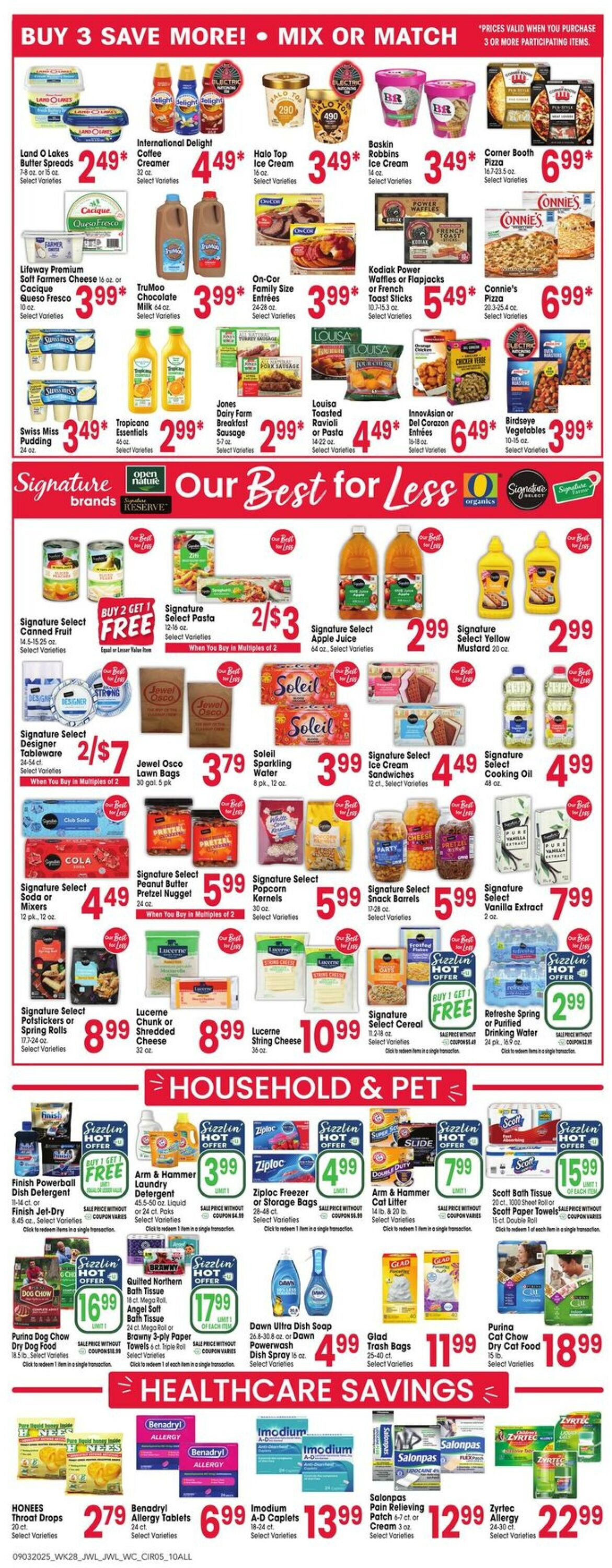 Weekly ad Jewel Osco 09/03/2025 - 09/09/2025