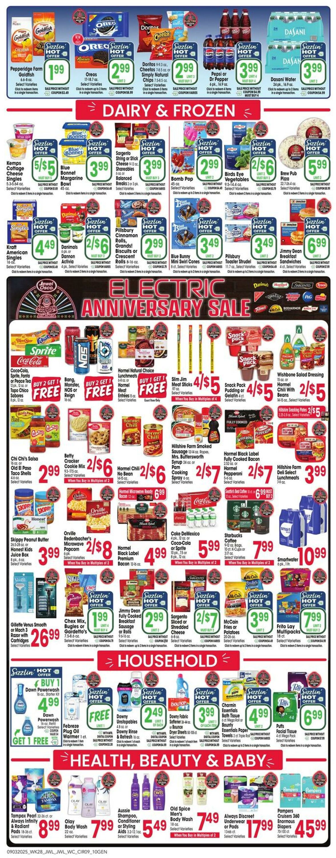 Weekly ad Jewel Osco 09/03/2025 - 09/09/2025
