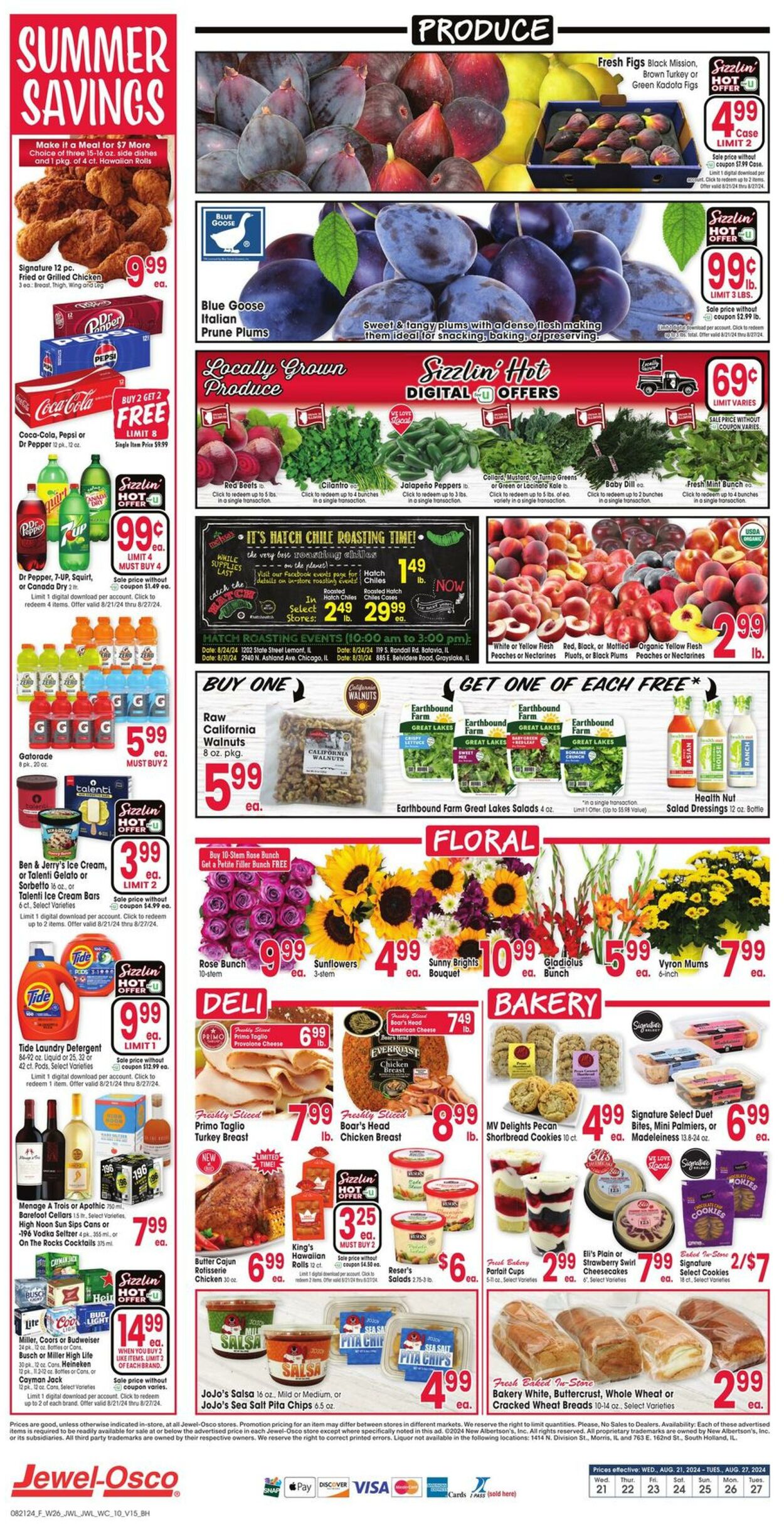 Weekly ad Jewel Osco 08/21/2024 - 08/27/2024