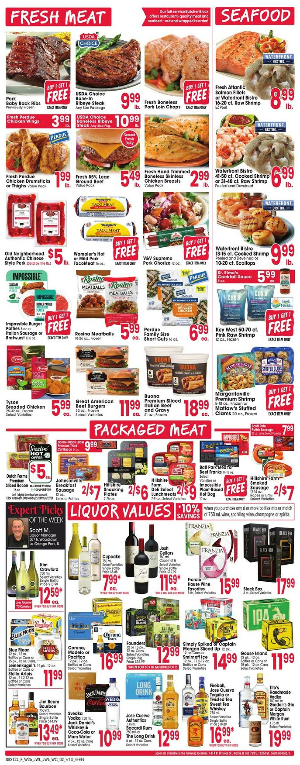 Weekly ad Jewel Osco 08/21/2024 - 08/27/2024