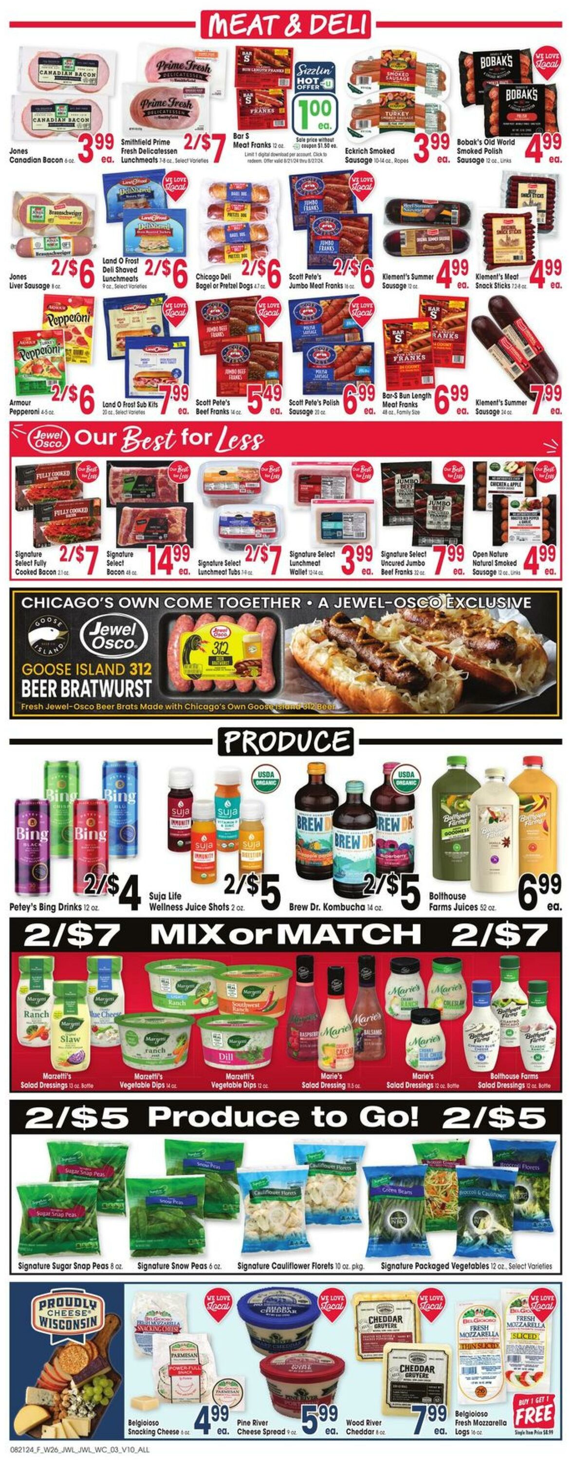 Weekly ad Jewel Osco 08/21/2024 - 08/27/2024