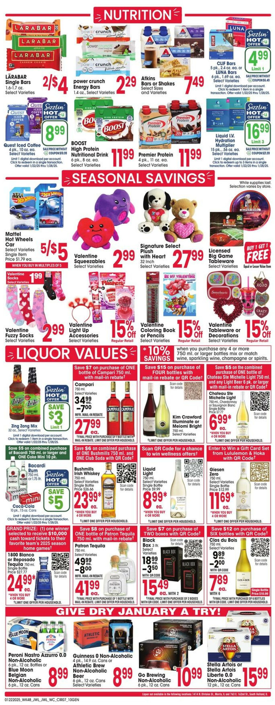 Weekly ad Jewel Osco 01/22/2025 - 01/28/2025