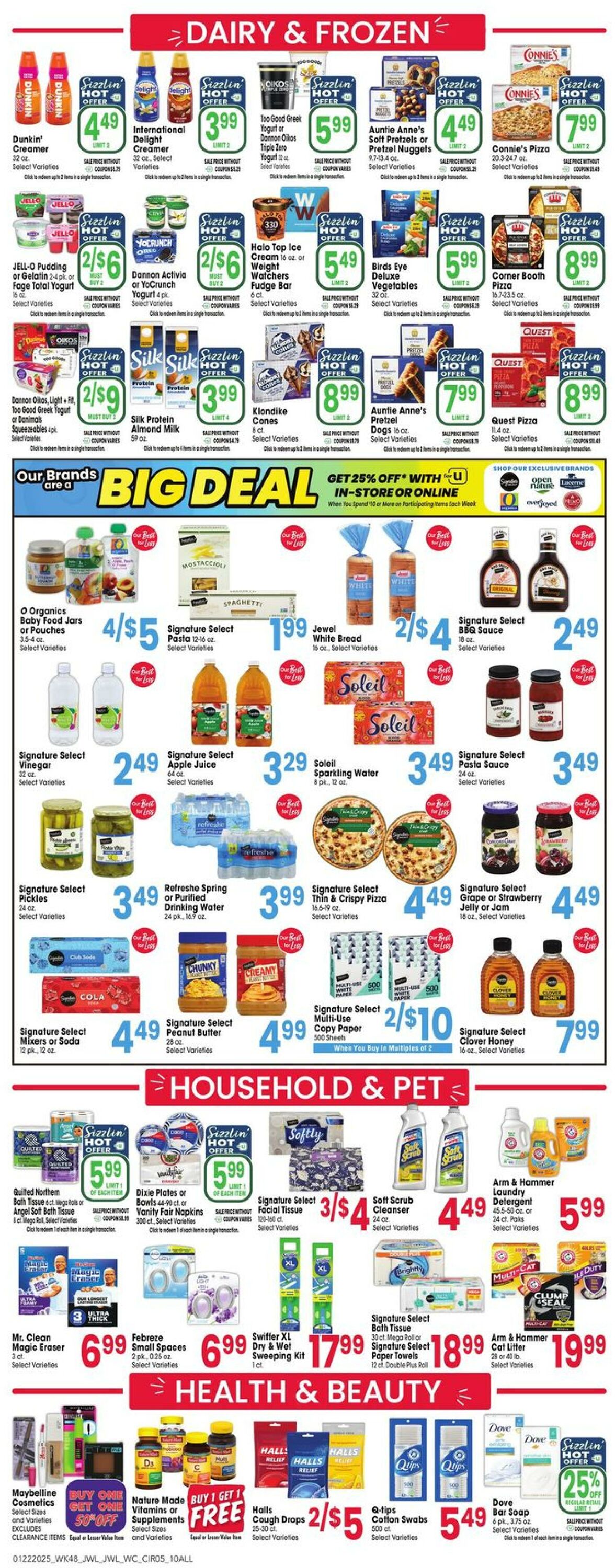 Weekly ad Jewel Osco 01/22/2025 - 01/28/2025