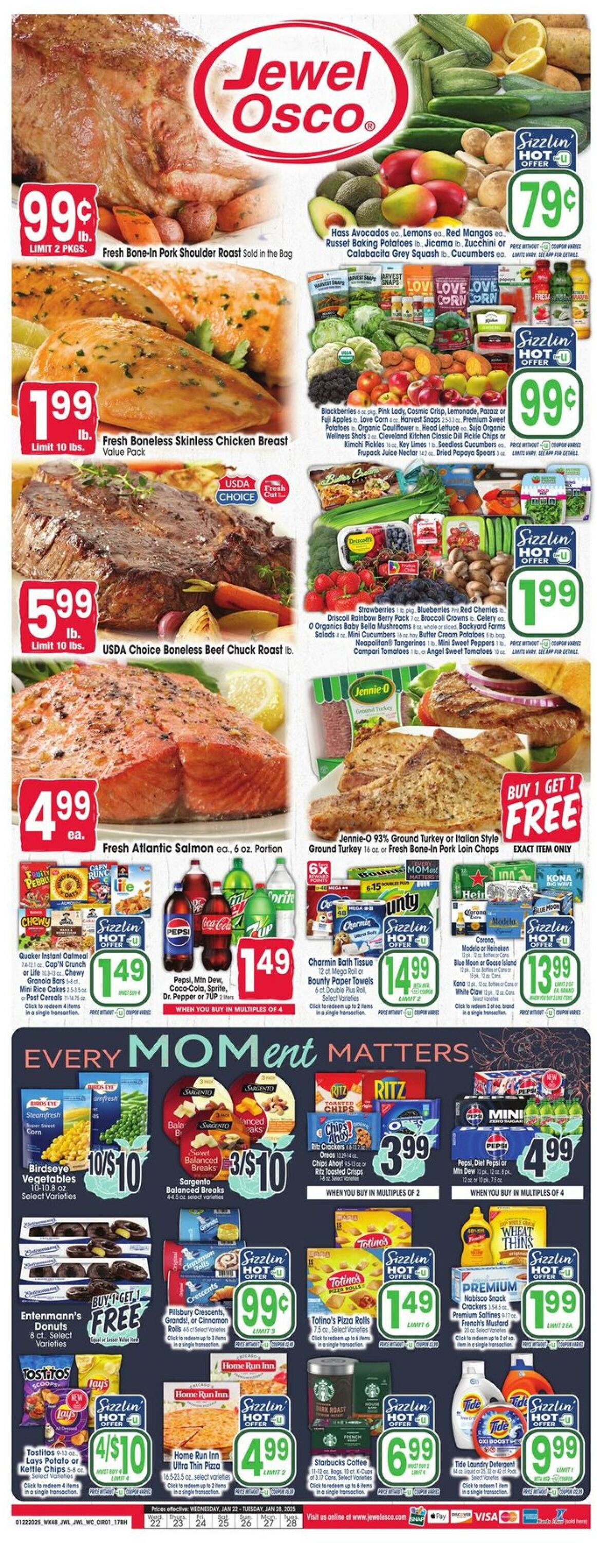 Weekly ad Jewel Osco 01/22/2025 - 01/28/2025