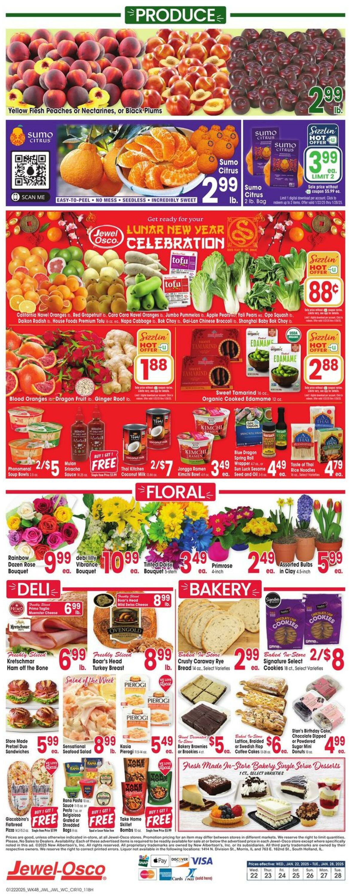 Weekly ad Jewel Osco 01/22/2025 - 01/28/2025