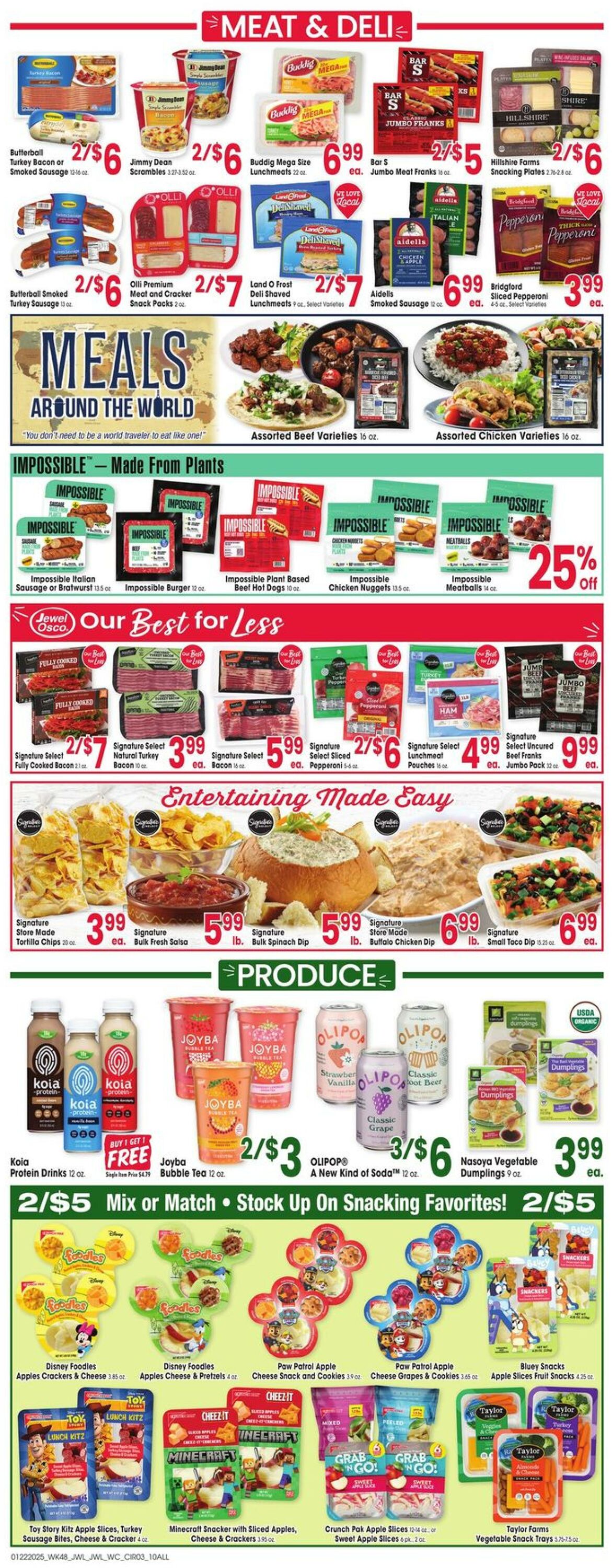 Weekly ad Jewel Osco 01/22/2025 - 01/28/2025