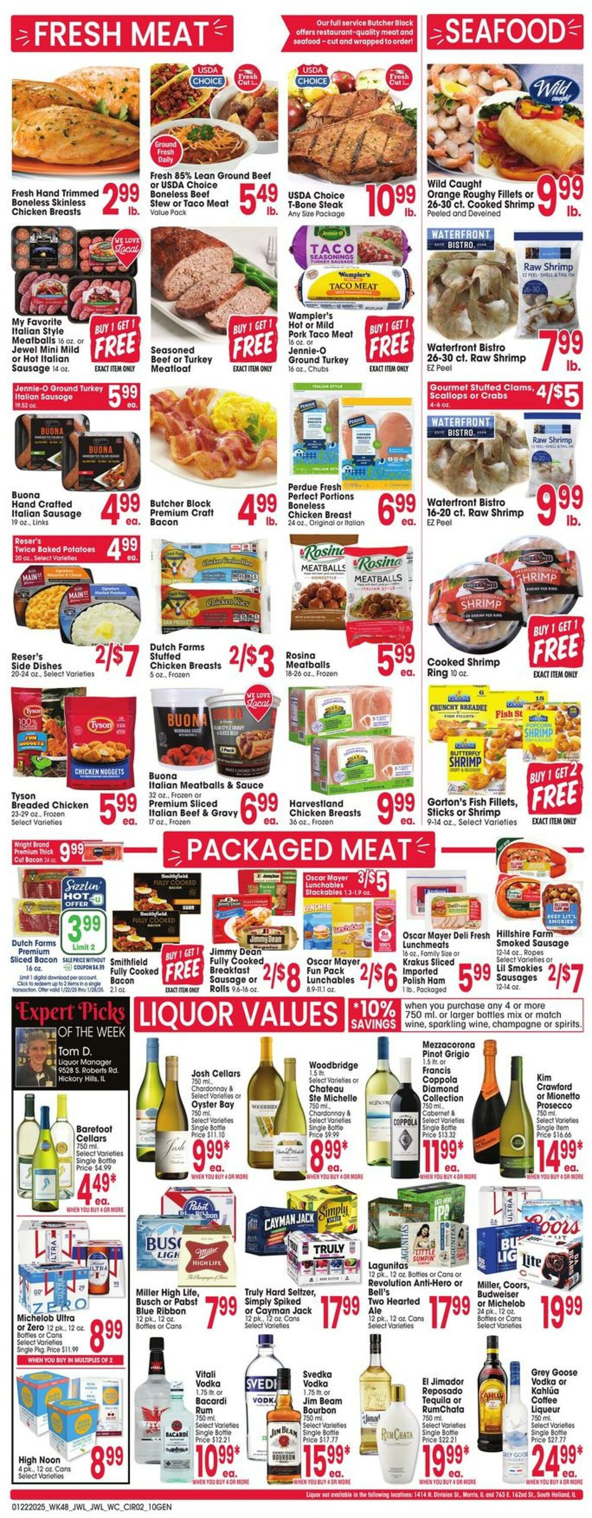 Weekly ad Jewel Osco 01/22/2025 - 01/28/2025