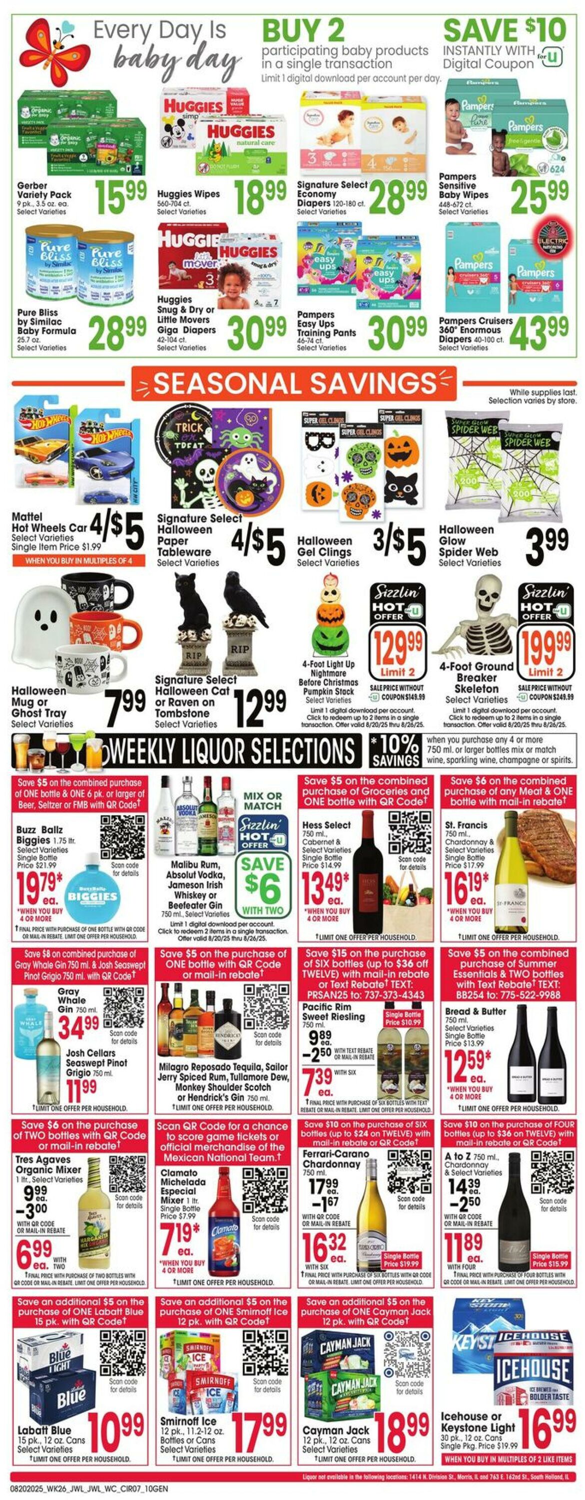 Weekly ad Jewel Osco 08/20/2025 - 08/26/2025