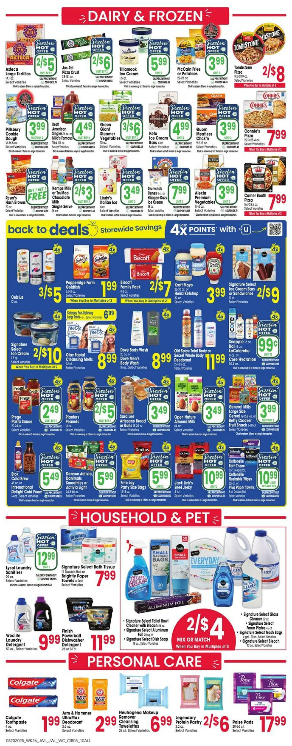 Weekly ad Jewel Osco 08/20/2025 - 08/26/2025