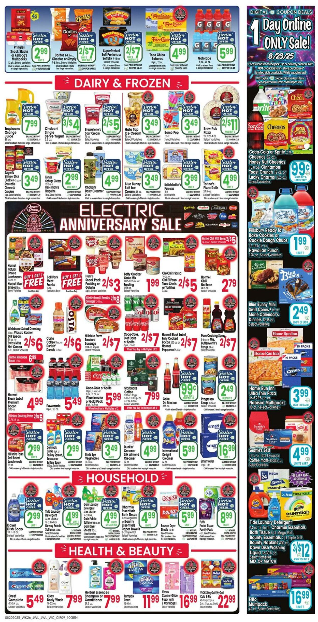 Weekly ad Jewel Osco 08/20/2025 - 08/26/2025