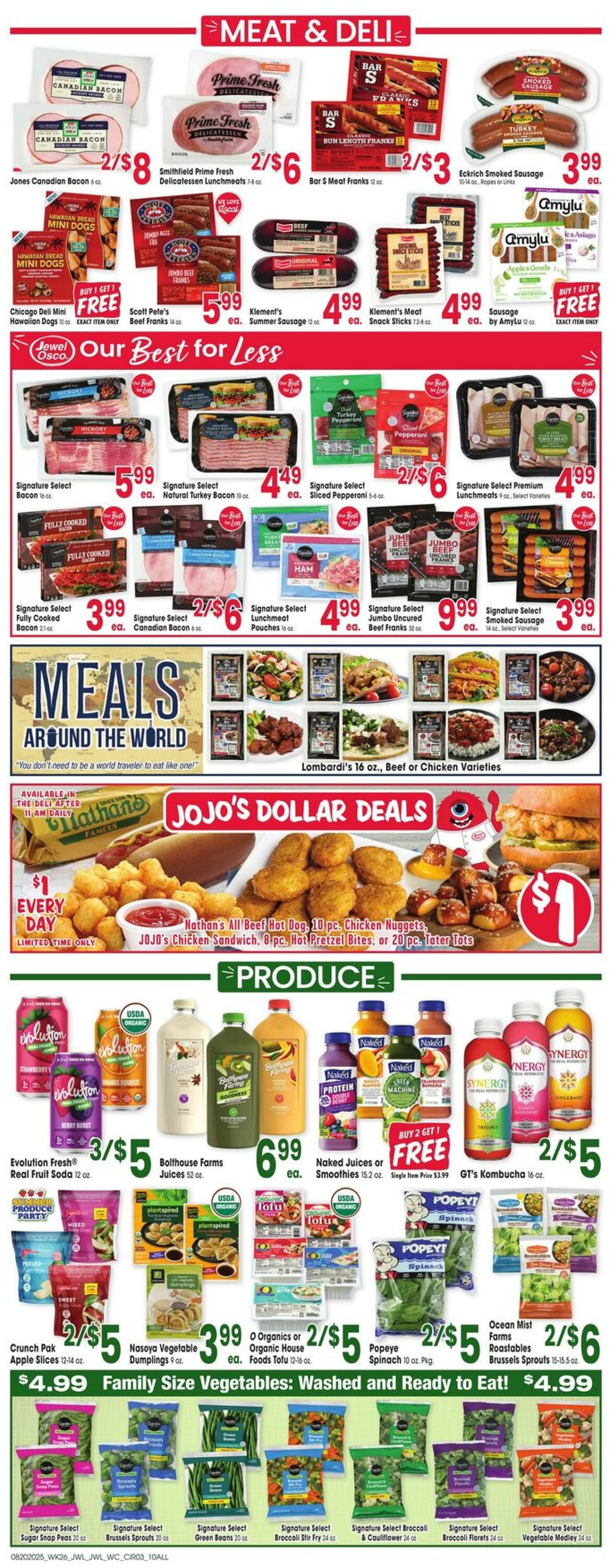 Weekly ad Jewel Osco 08/20/2025 - 08/26/2025
