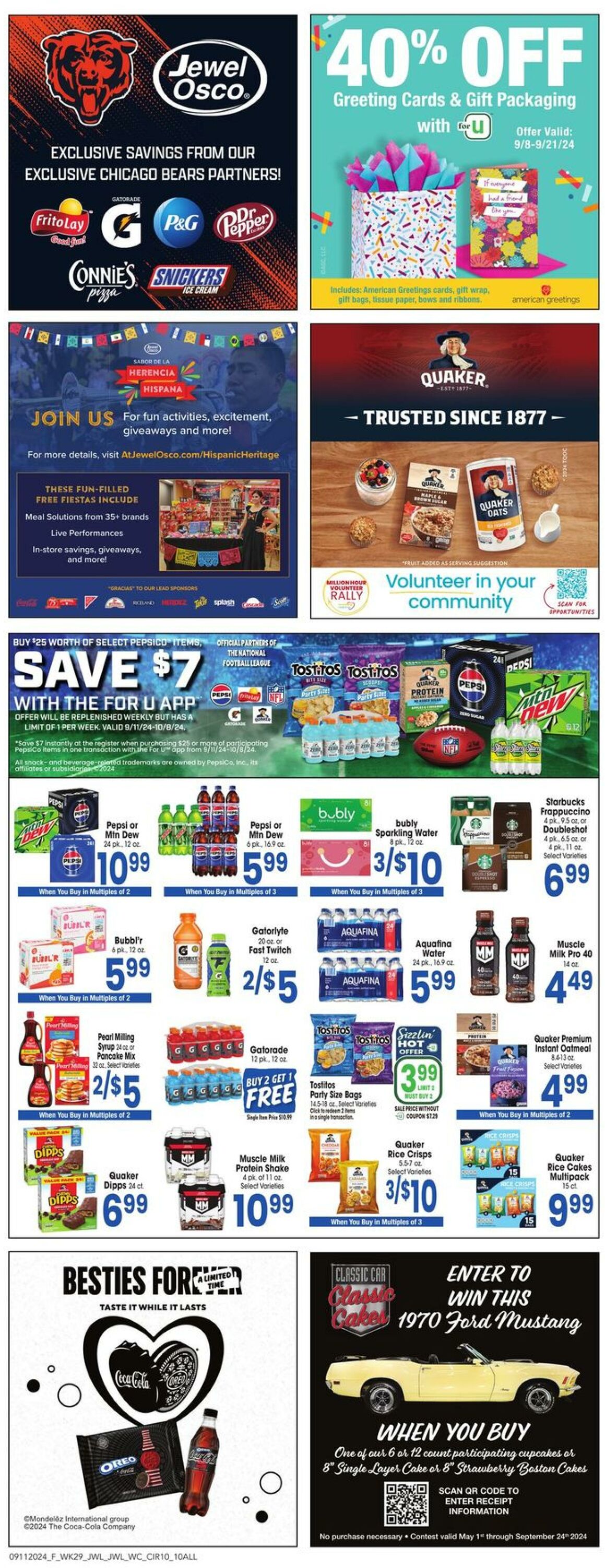 Weekly ad Jewel Osco 09/11/2024 - 09/17/2024