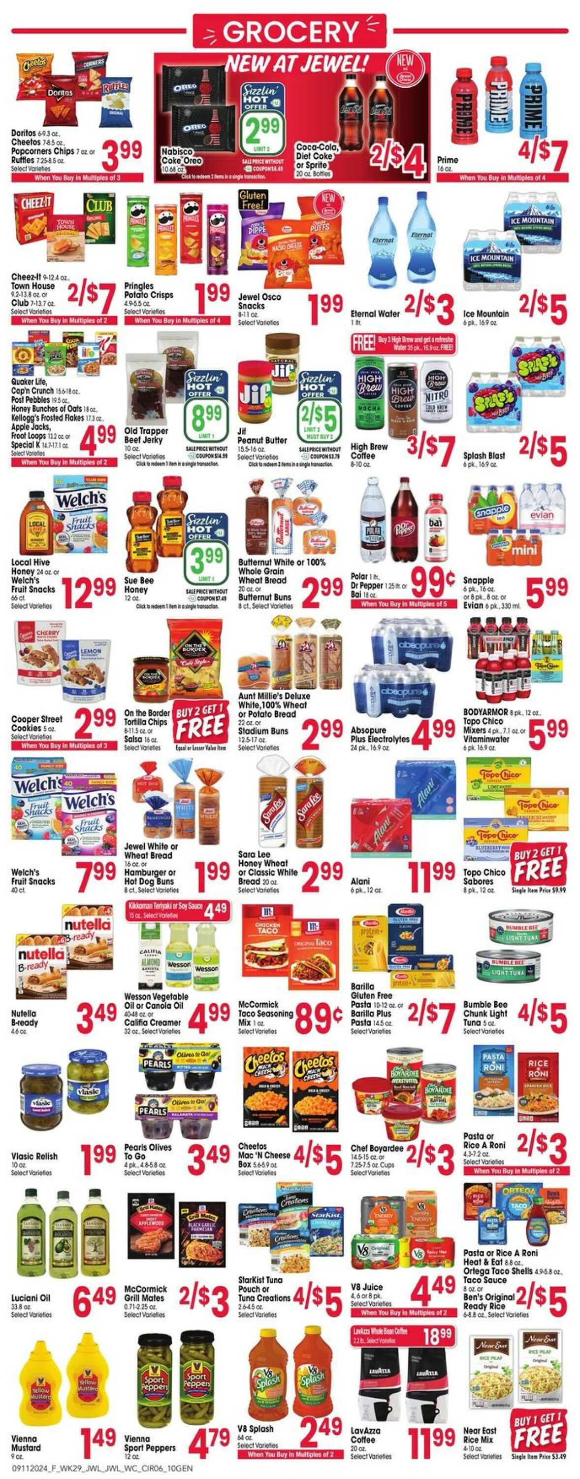 Weekly ad Jewel Osco 09/11/2024 - 09/17/2024