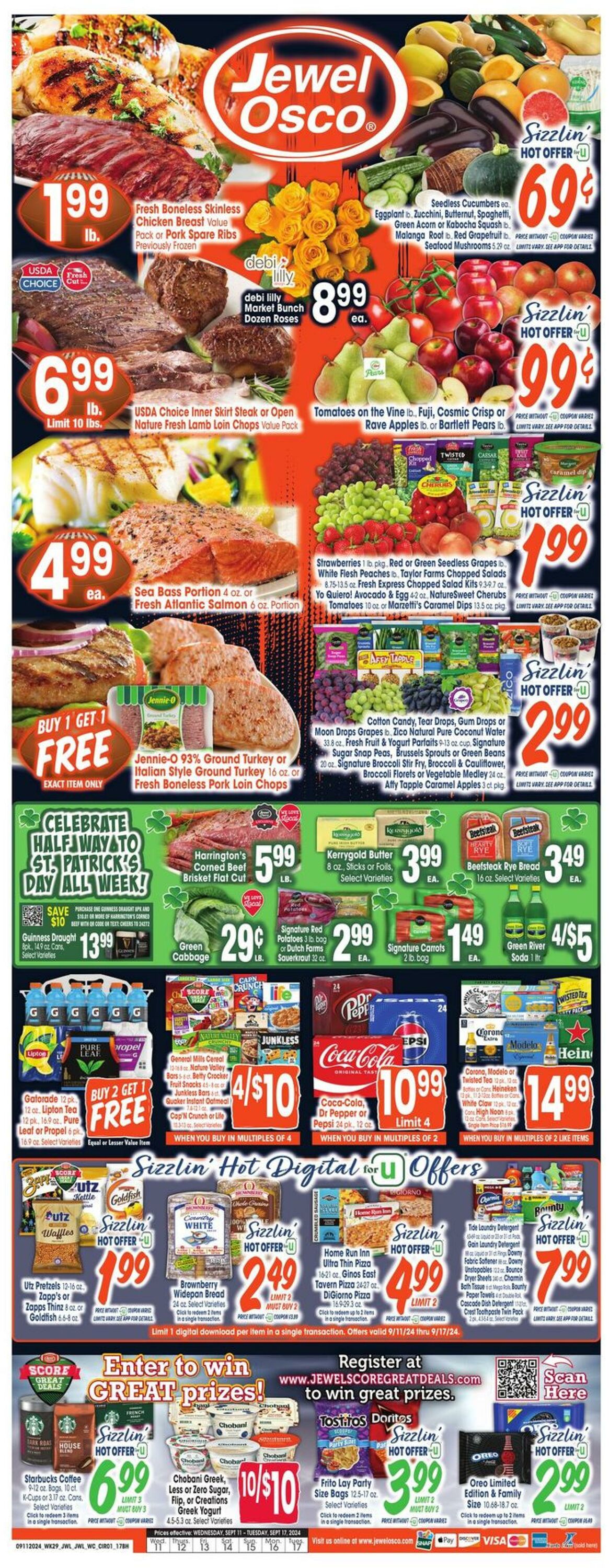 Weekly ad Jewel Osco 09/11/2024 - 09/17/2024