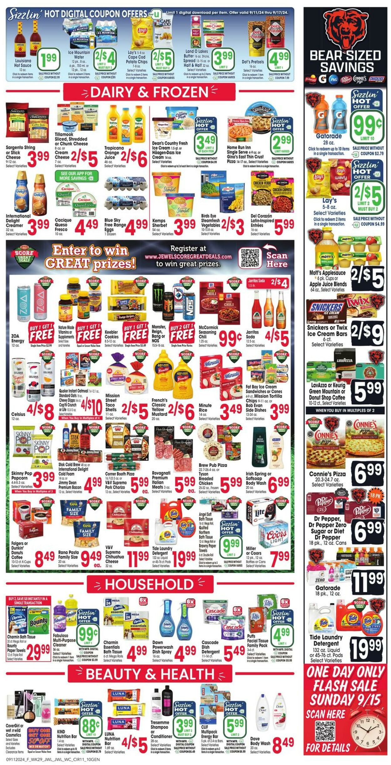 Weekly ad Jewel Osco 09/11/2024 - 09/17/2024