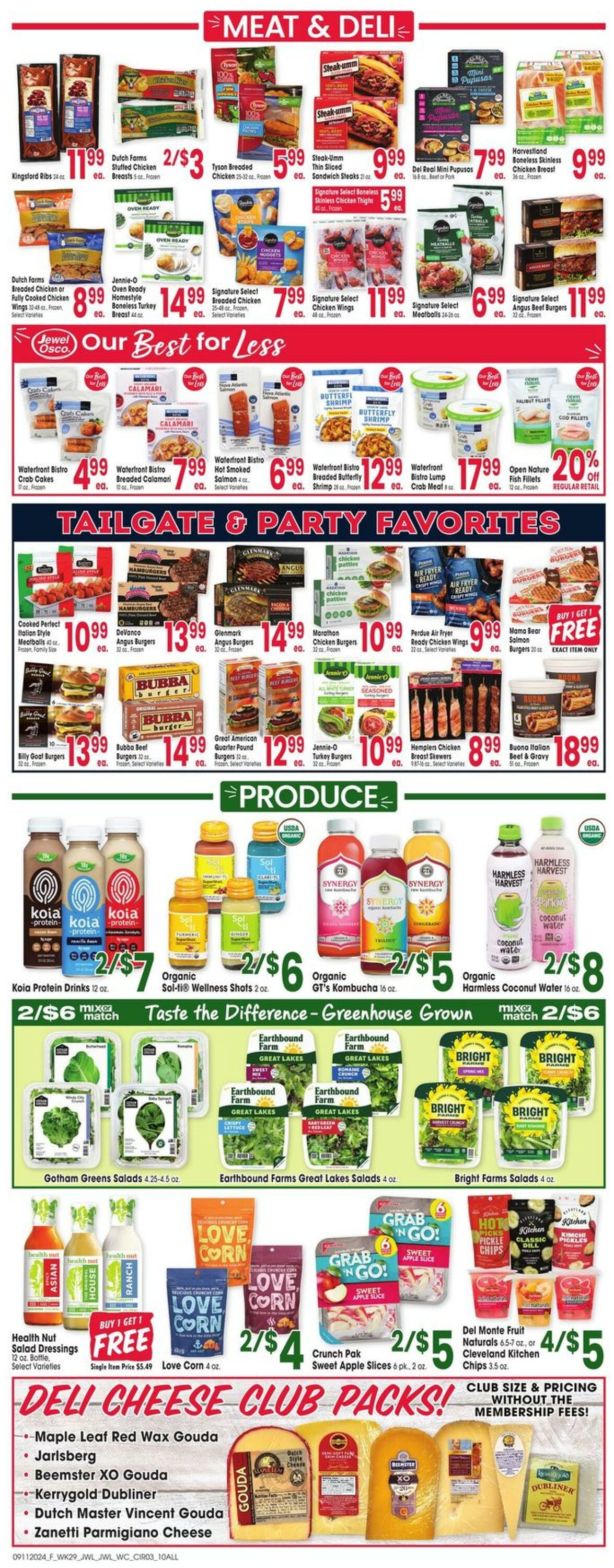 Weekly ad Jewel Osco 09/11/2024 - 09/17/2024