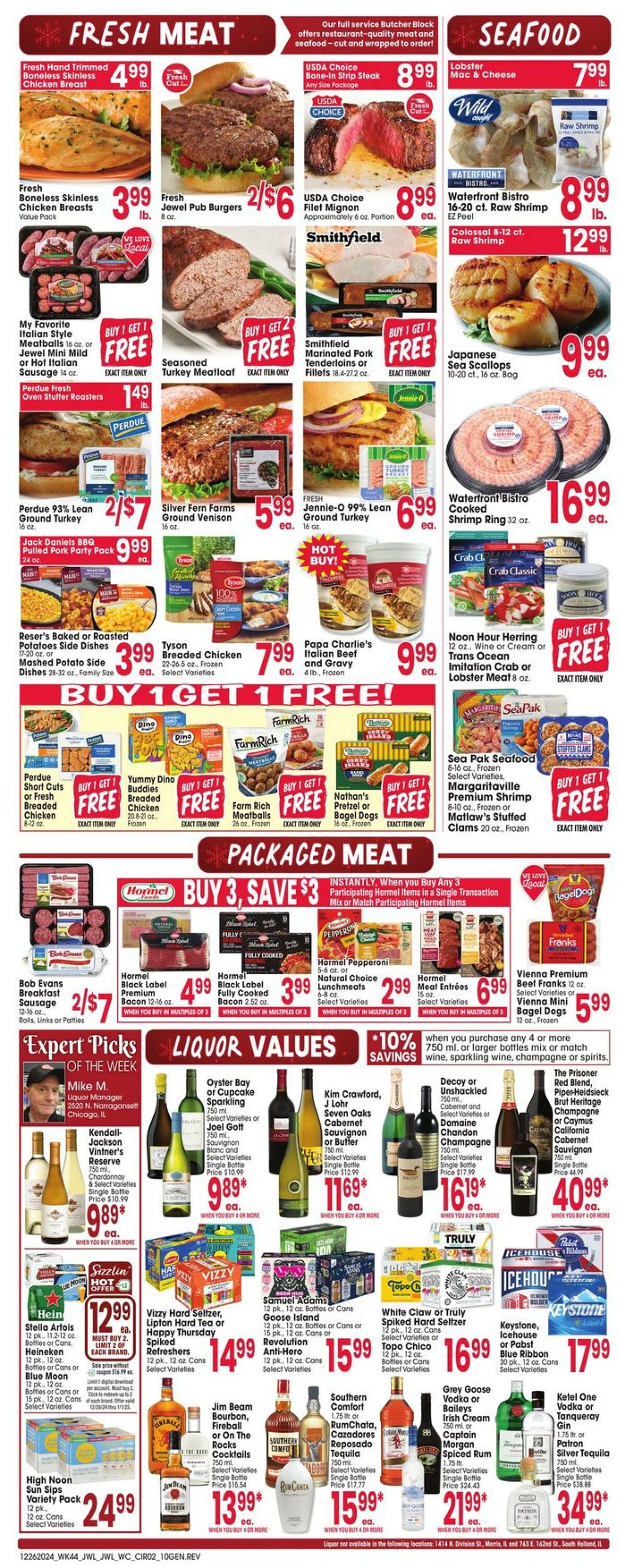 Weekly ad Jewel Osco 12/26/2024 - 01/01/2025