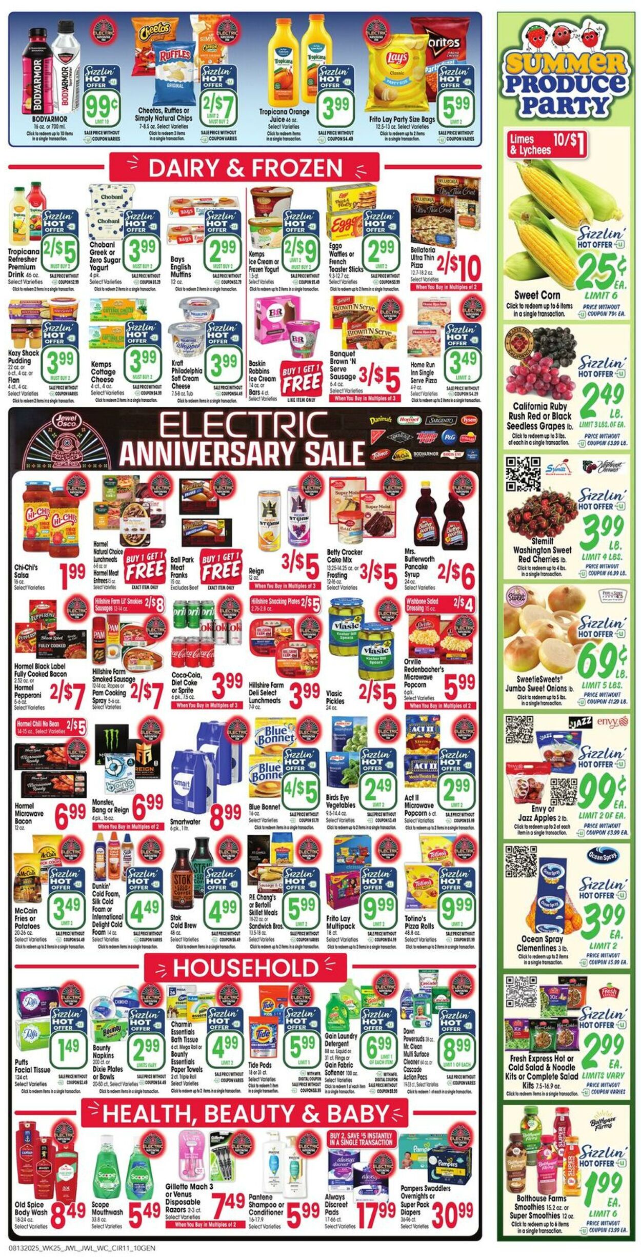 Weekly ad Jewel Osco 08/13/2025 - 08/19/2025