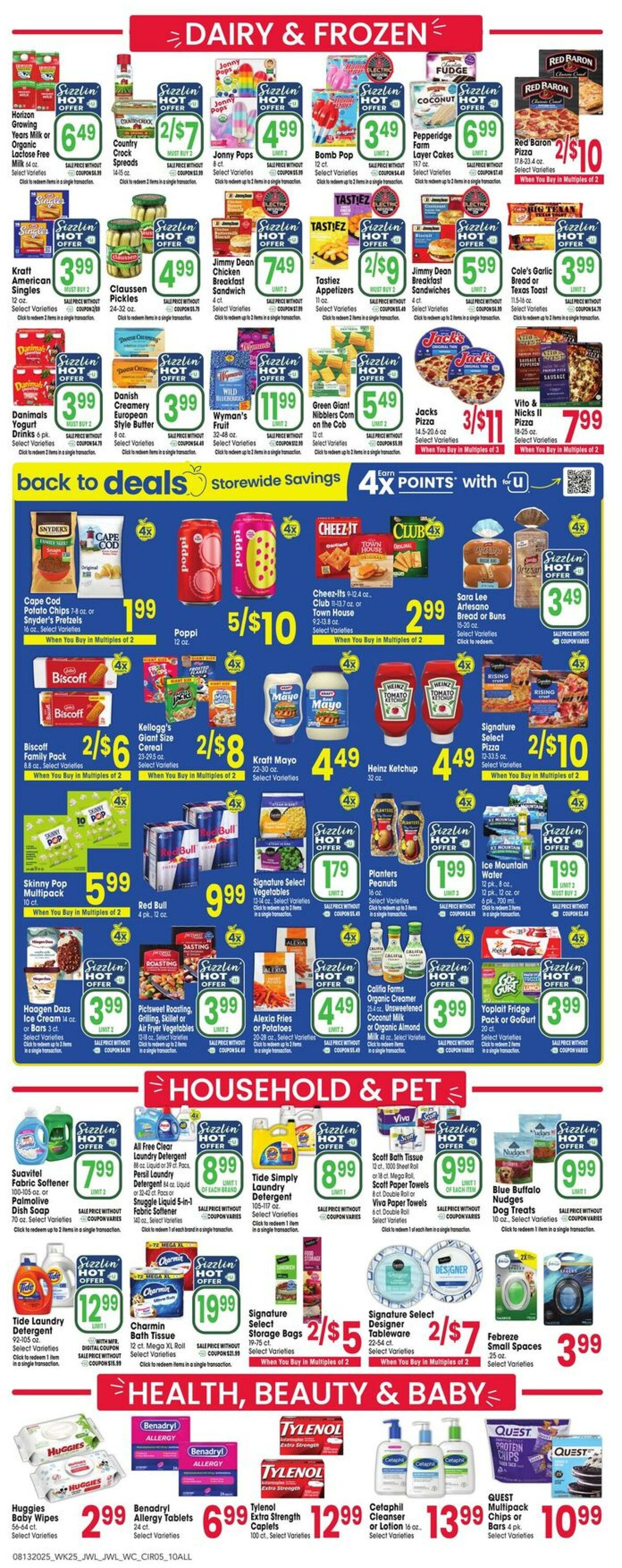 Weekly ad Jewel Osco 08/13/2025 - 08/19/2025