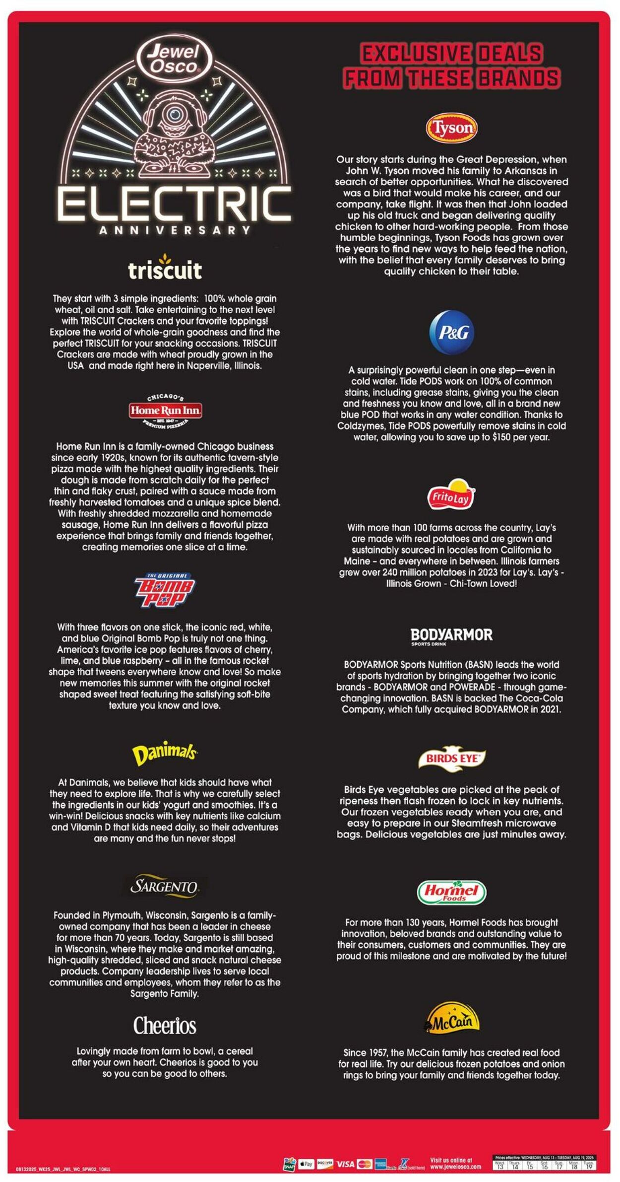 Weekly ad Jewel Osco 08/13/2025 - 08/19/2025