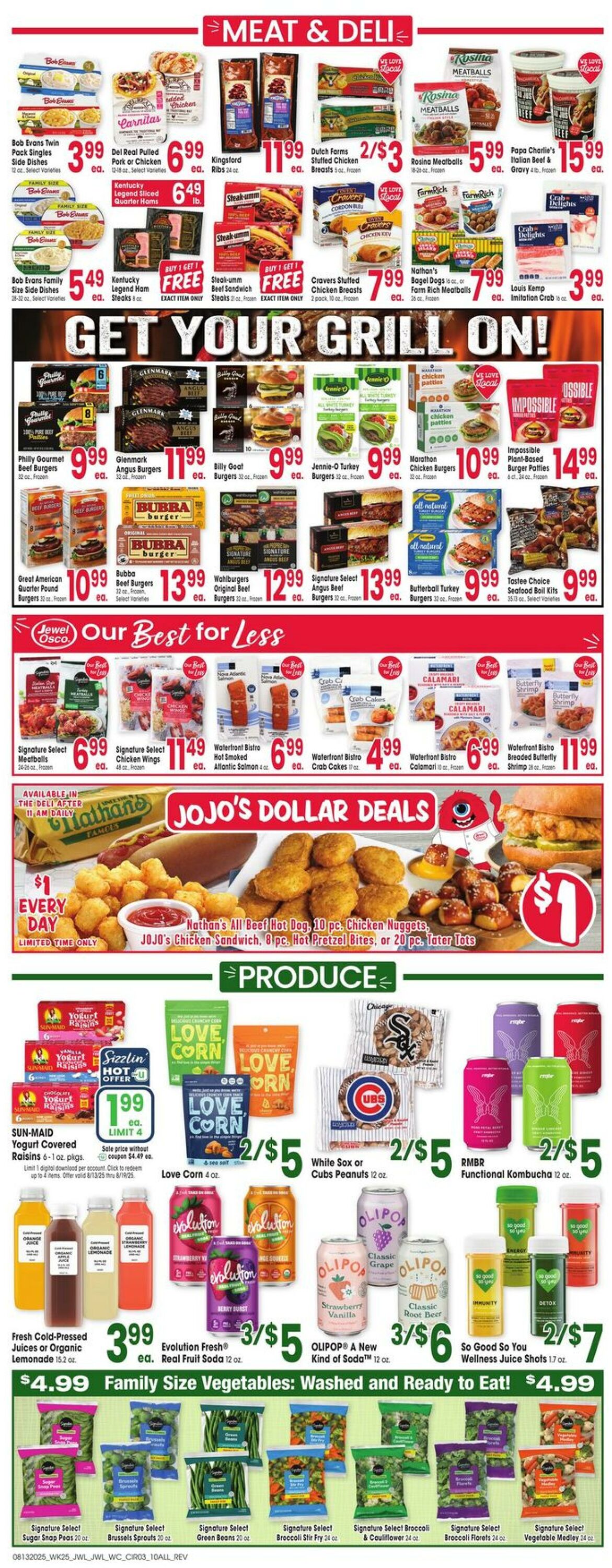 Weekly ad Jewel Osco 08/13/2025 - 08/19/2025