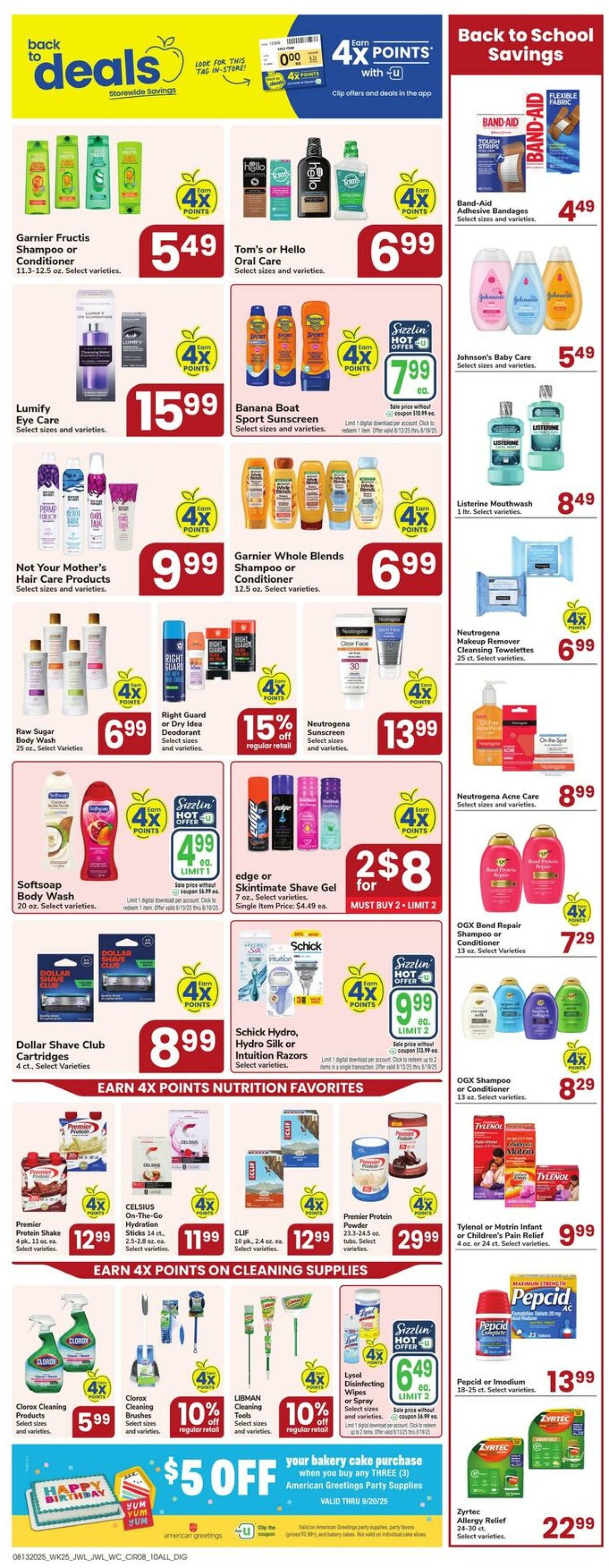 Weekly ad Jewel Osco 08/13/2025 - 08/19/2025