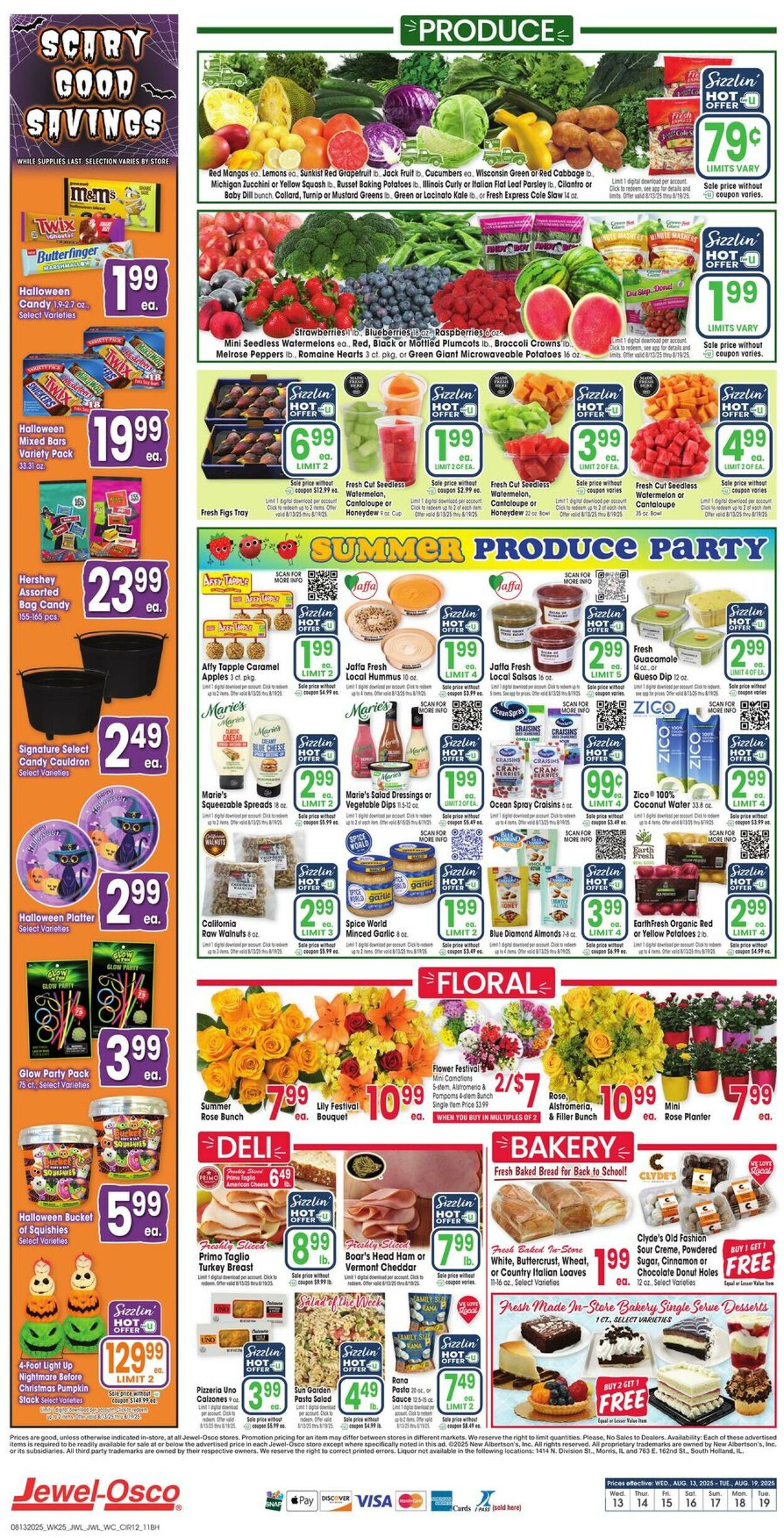 Weekly ad Jewel Osco 08/13/2025 - 08/19/2025