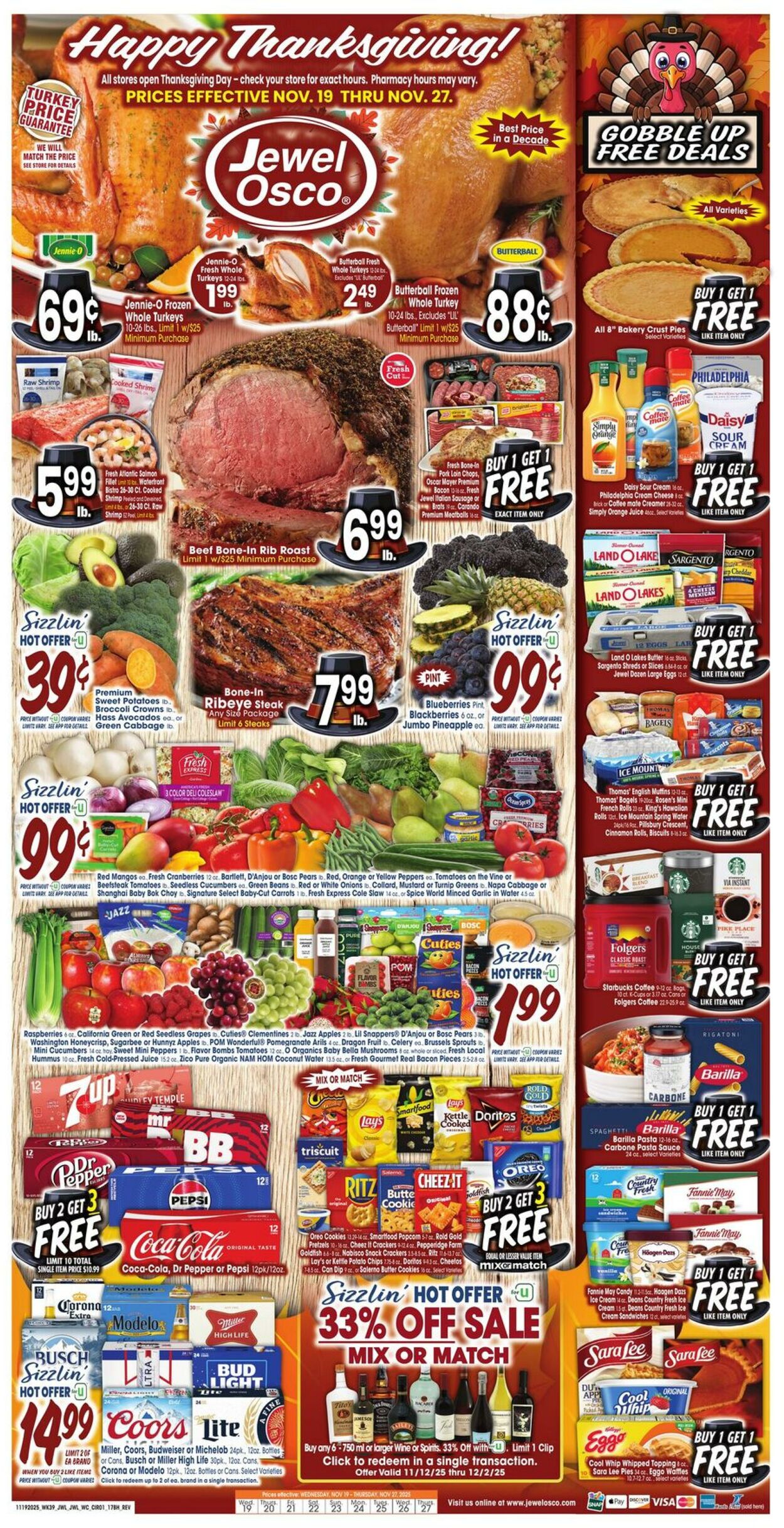 Weekly ad Jewel Osco 11/19/2025 - 11/27/2025