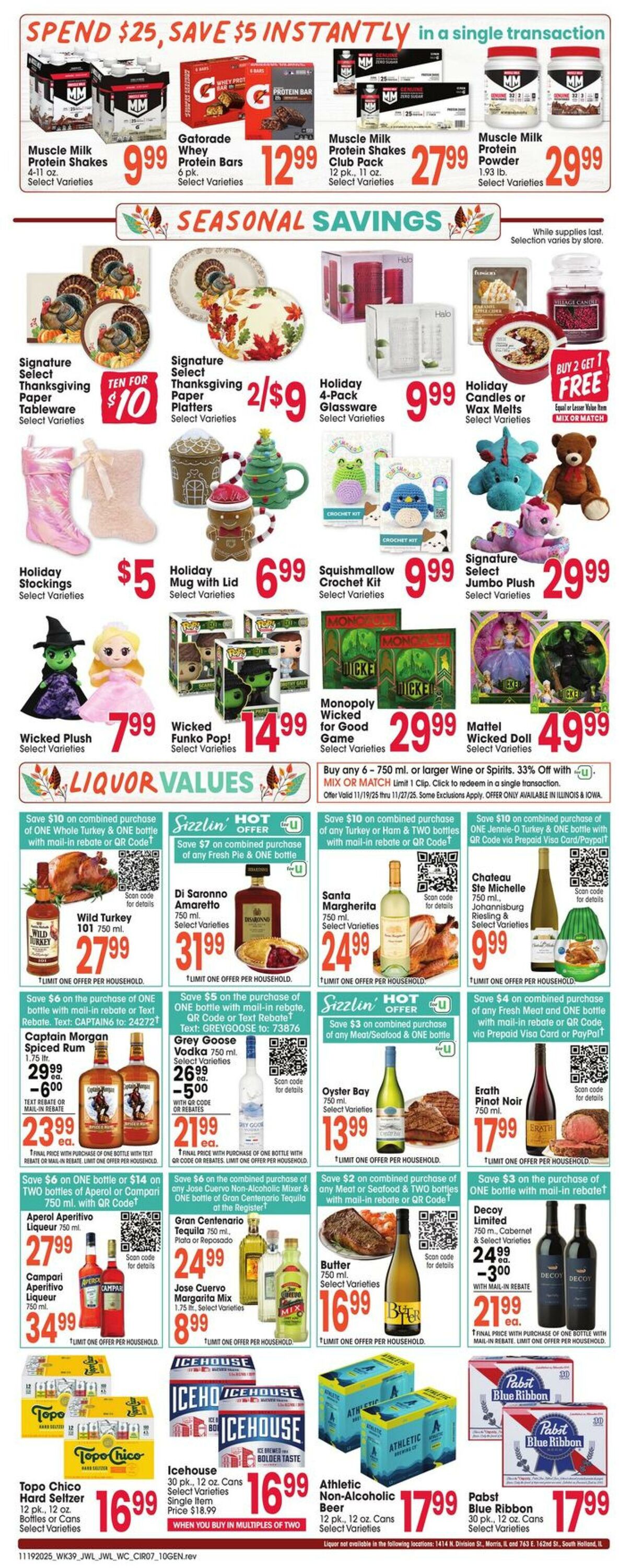 Weekly ad Jewel Osco 11/19/2025 - 11/27/2025