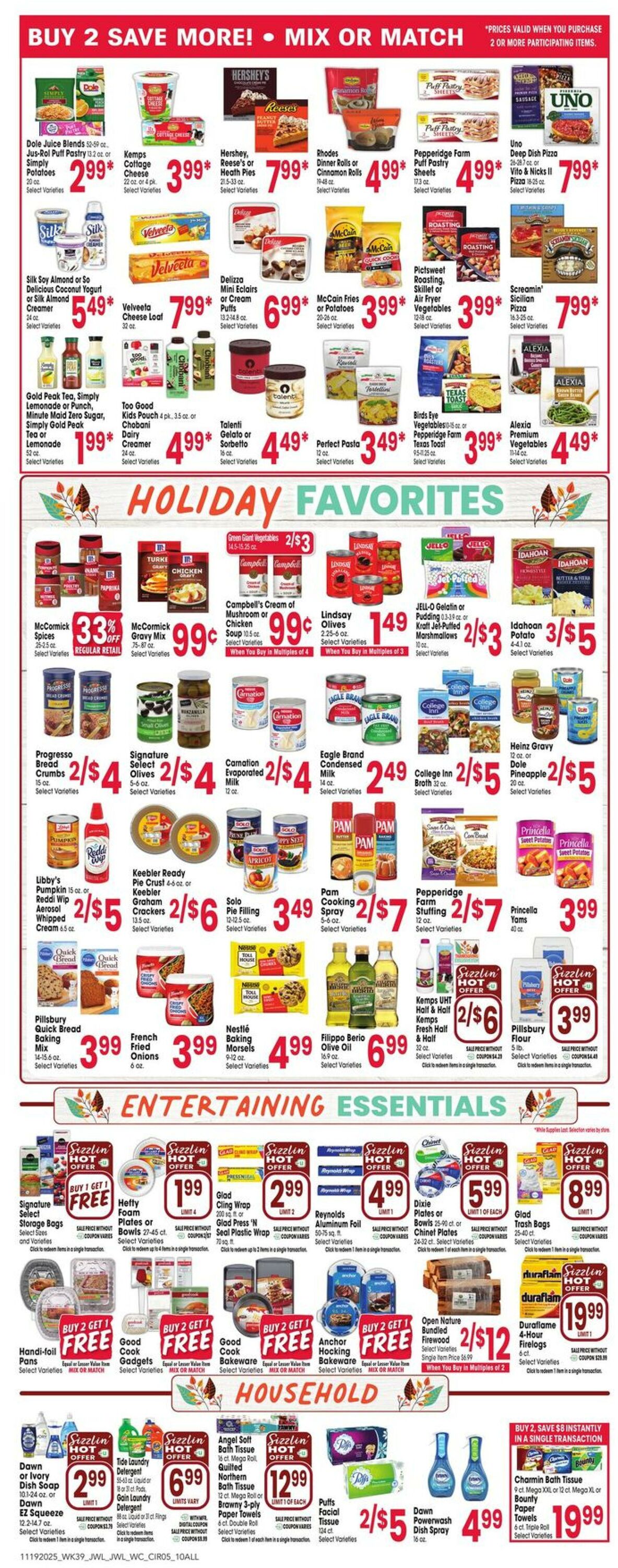 Weekly ad Jewel Osco 11/19/2025 - 11/27/2025