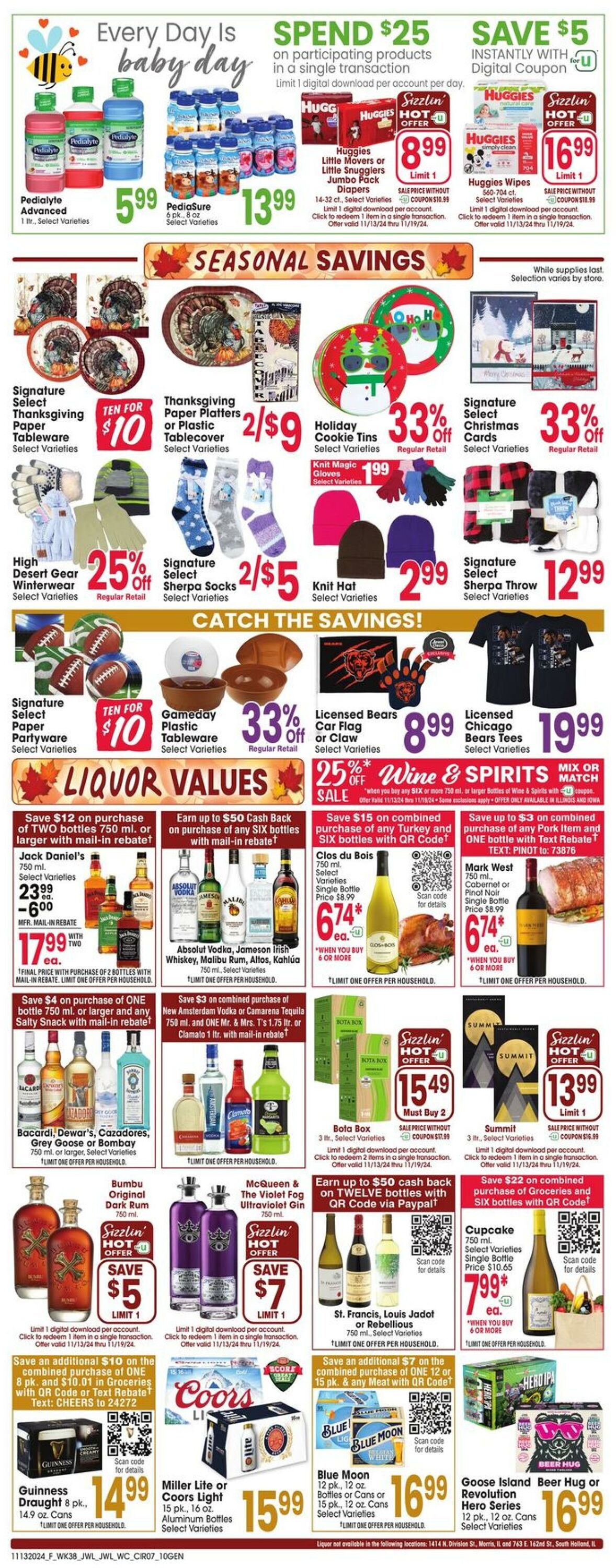 Weekly ad Jewel Osco 11/13/2024 - 11/19/2024