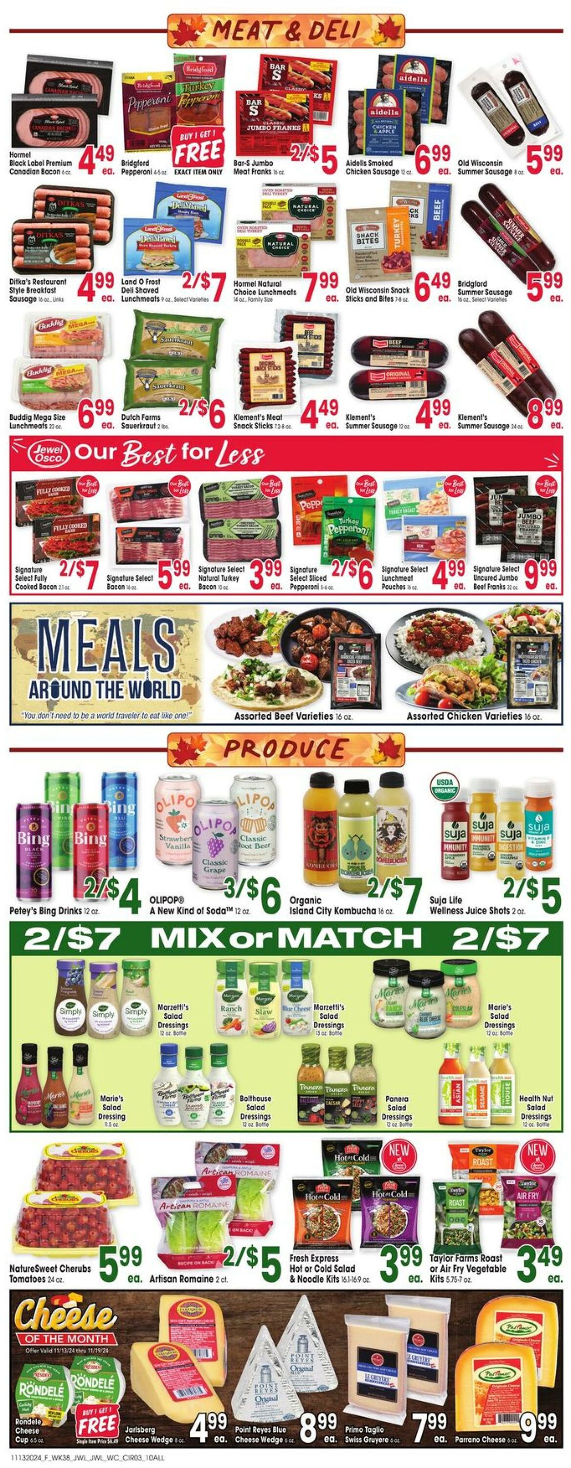 Weekly ad Jewel Osco 11/13/2024 - 11/19/2024