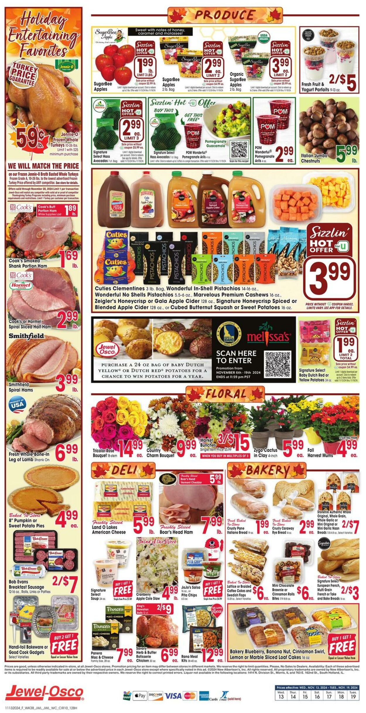 Weekly ad Jewel Osco 11/13/2024 - 11/19/2024