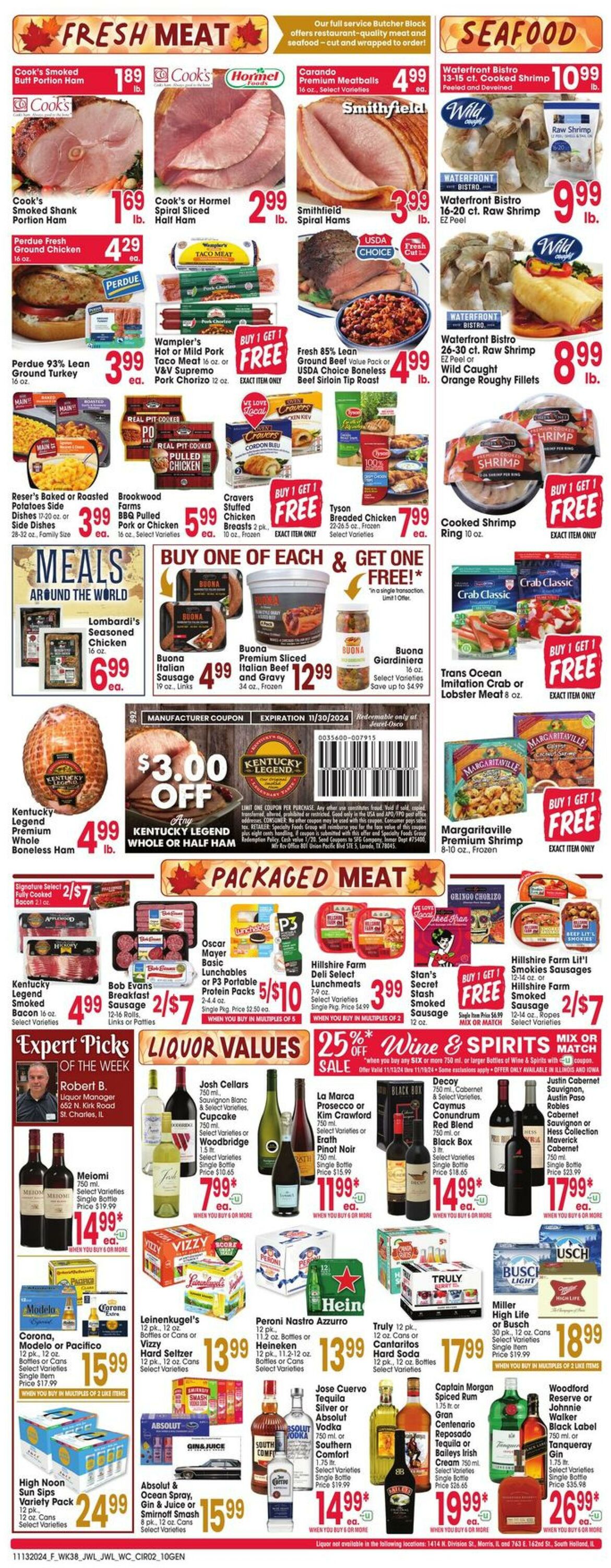 Weekly ad Jewel Osco 11/13/2024 - 11/19/2024