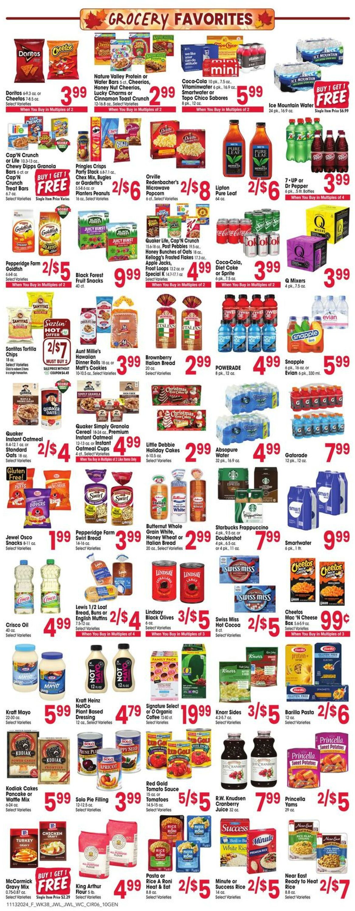 Weekly ad Jewel Osco 11/13/2024 - 11/19/2024