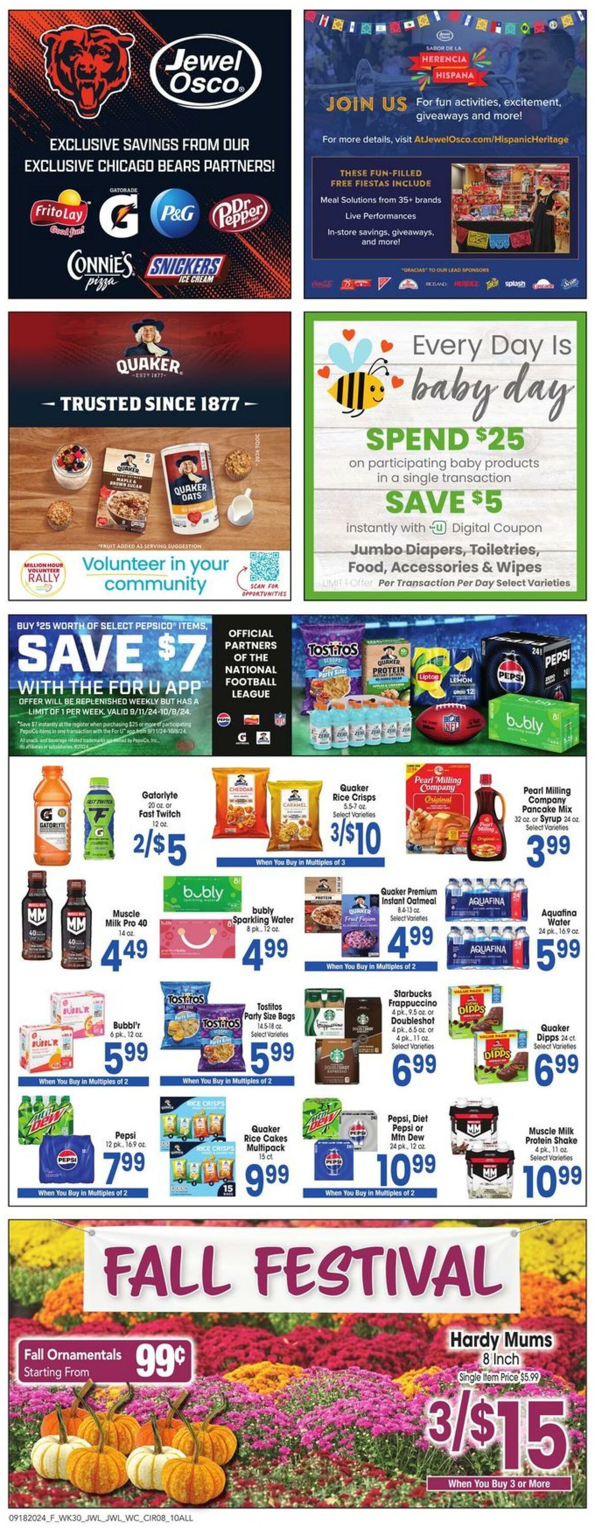 Weekly ad Jewel Osco 09/18/2024 - 09/24/2024