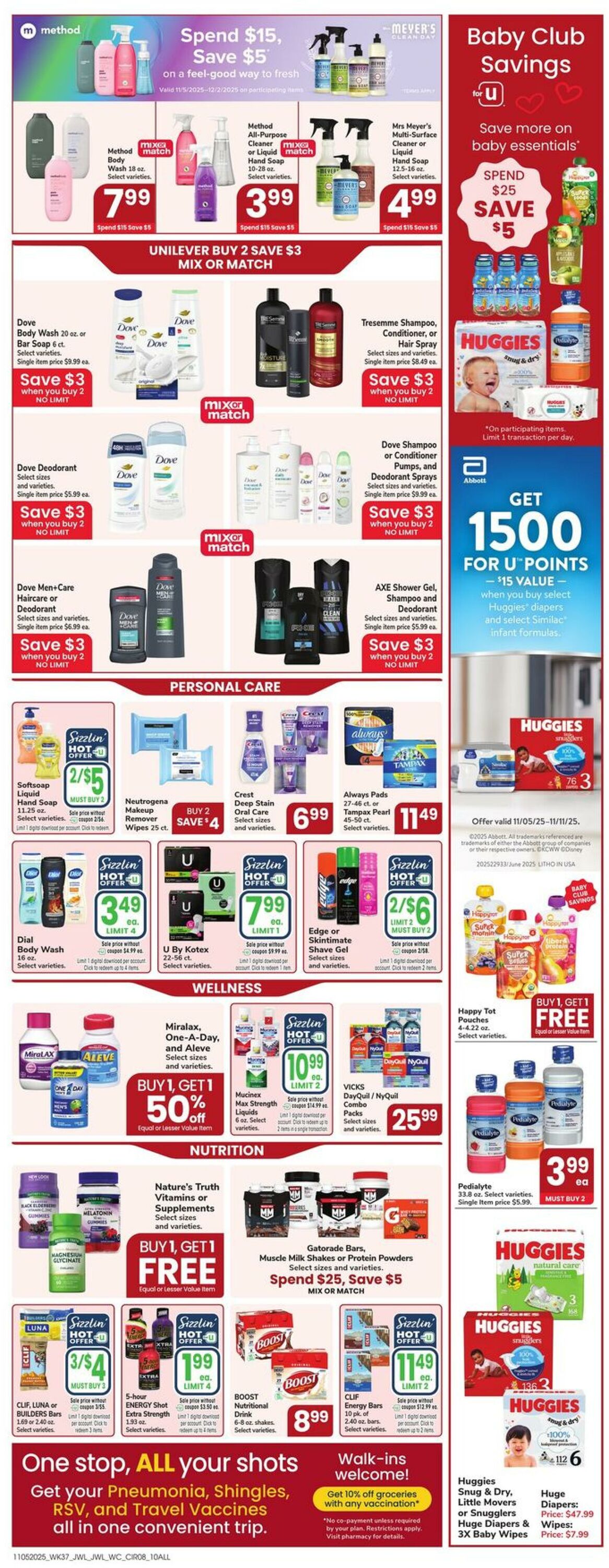 Weekly ad Jewel Osco 11/05/2025 - 11/11/2025