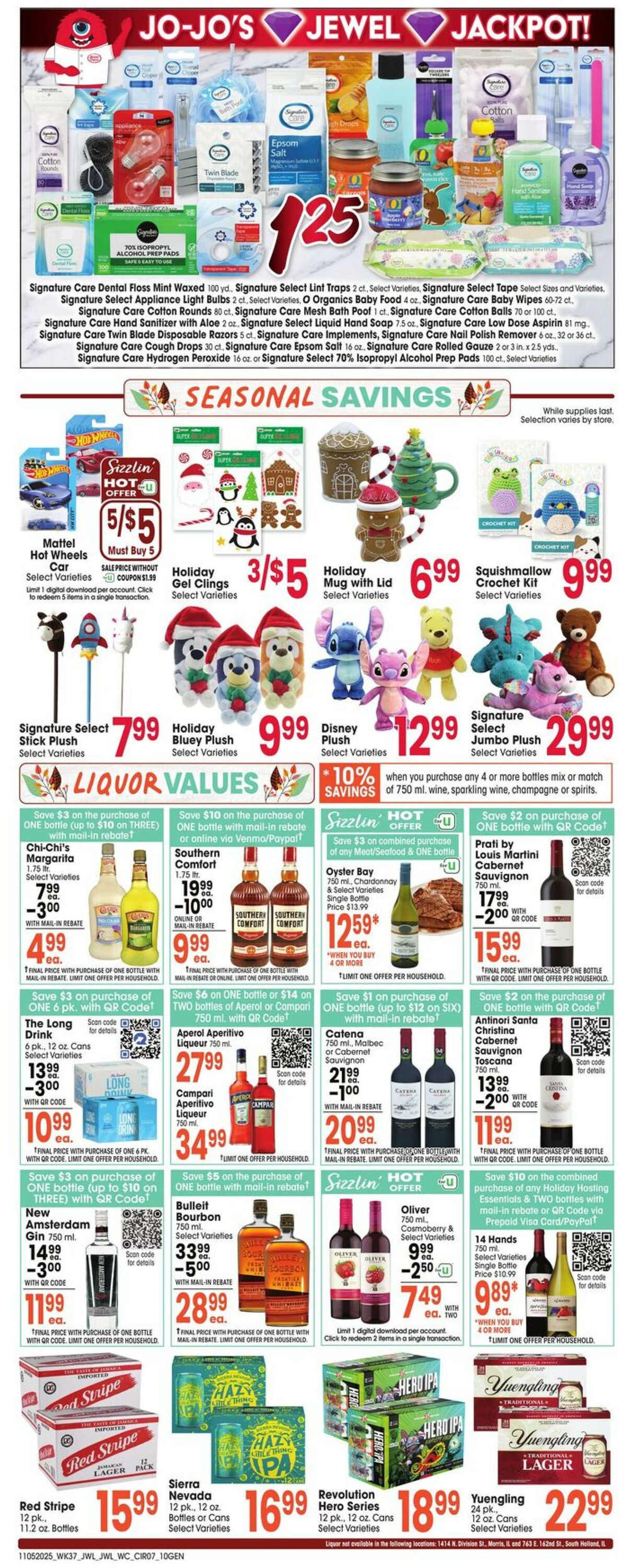 Weekly ad Jewel Osco 11/05/2025 - 11/11/2025