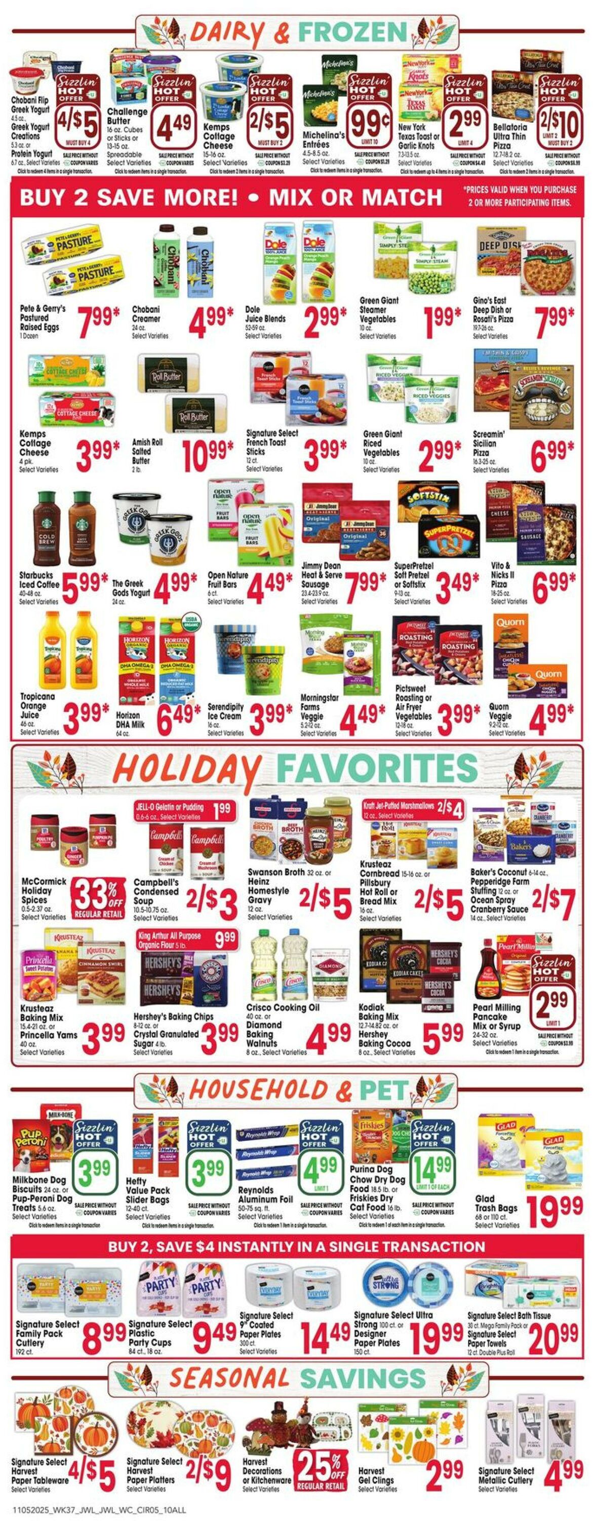 Weekly ad Jewel Osco 11/05/2025 - 11/11/2025