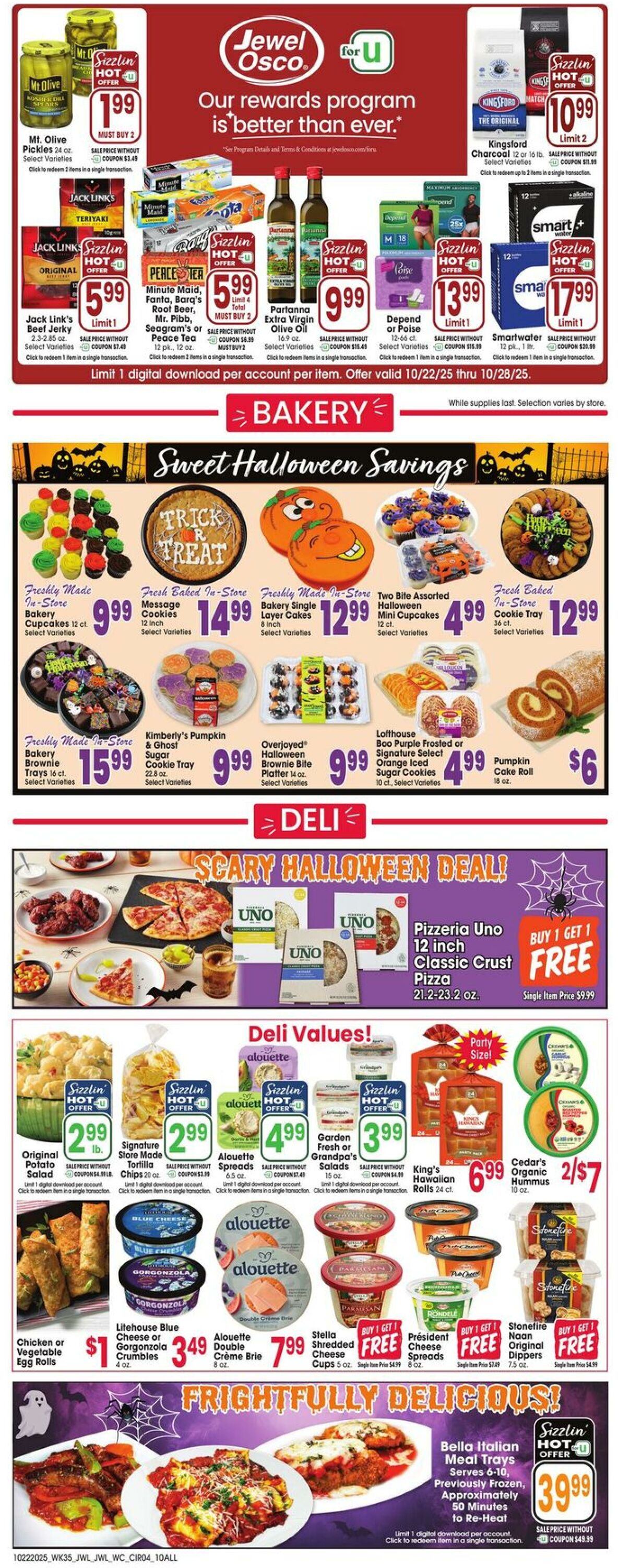 Weekly ad Jewel Osco 10/22/2025 - 10/28/2025