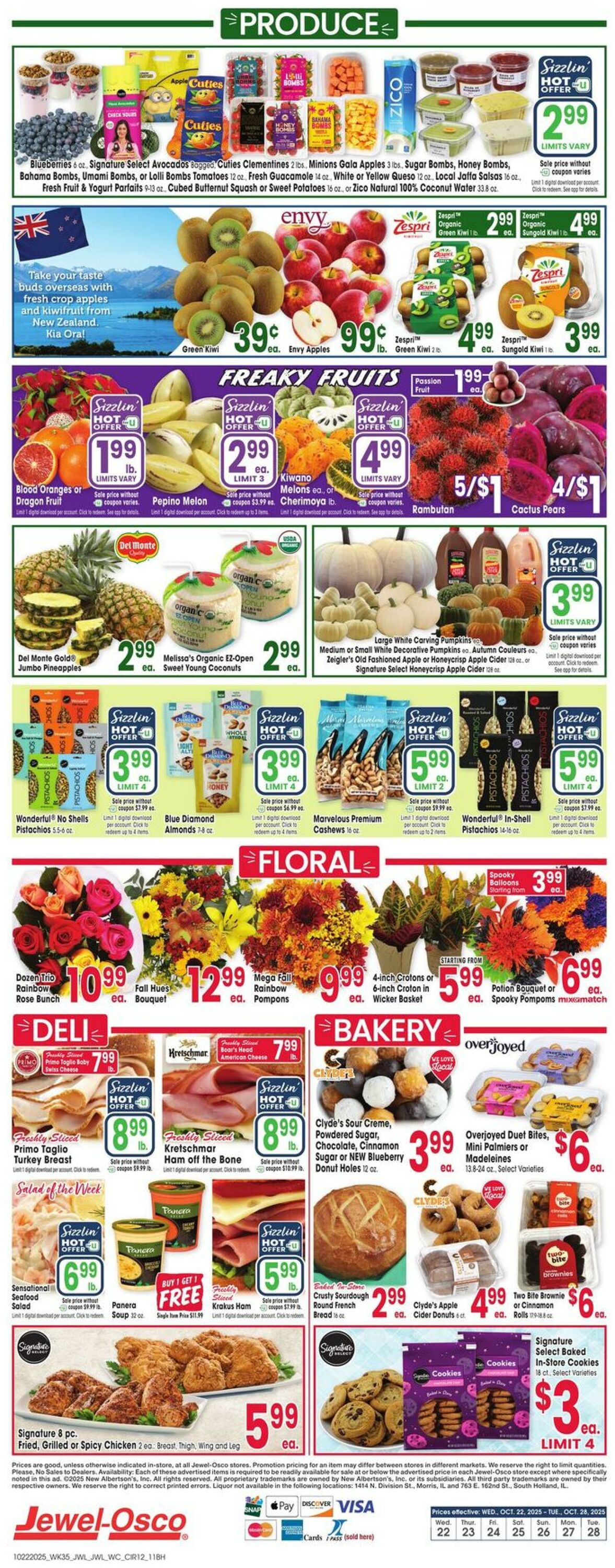 Weekly ad Jewel Osco 10/22/2025 - 10/28/2025