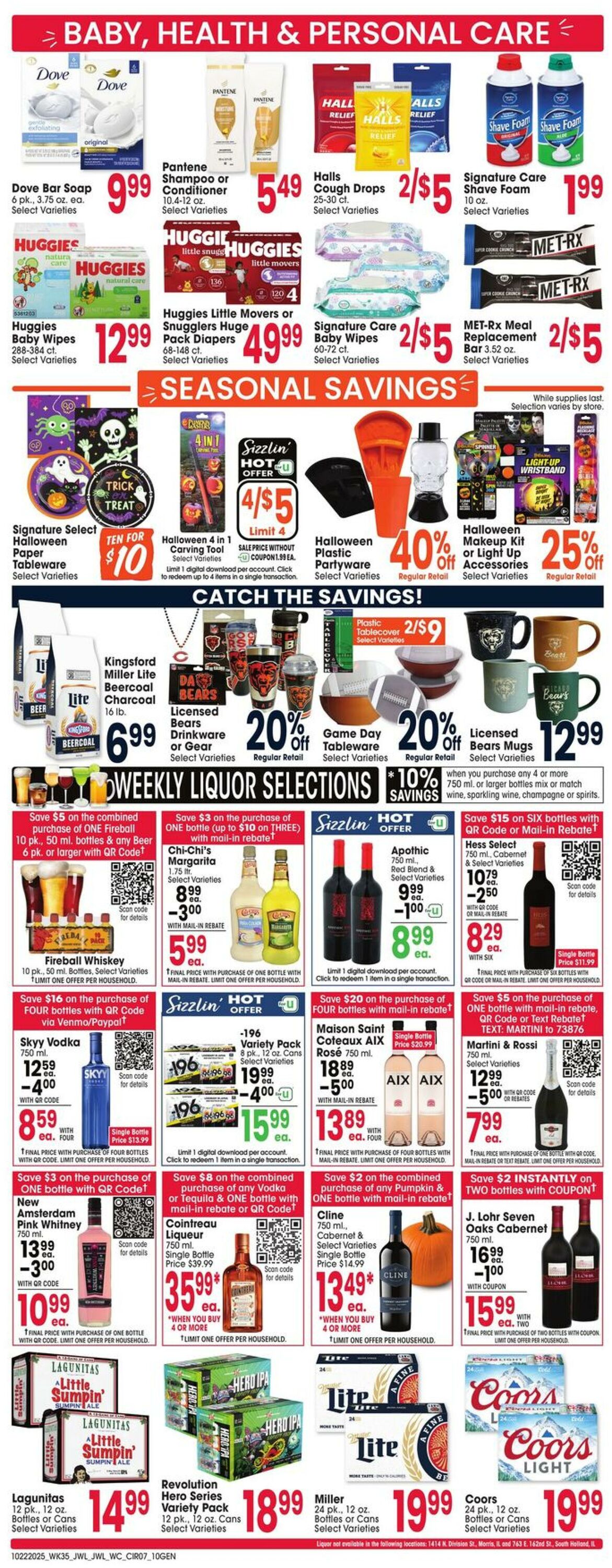 Weekly ad Jewel Osco 10/22/2025 - 10/28/2025
