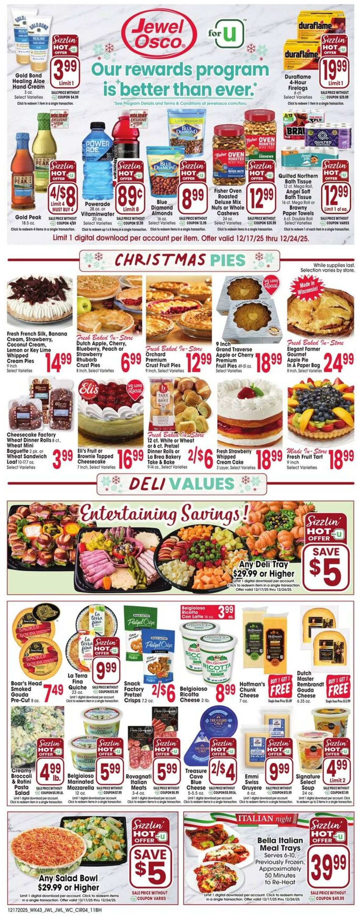 Weekly ad Jewel Osco 12/17/2025 - 12/24/2025
