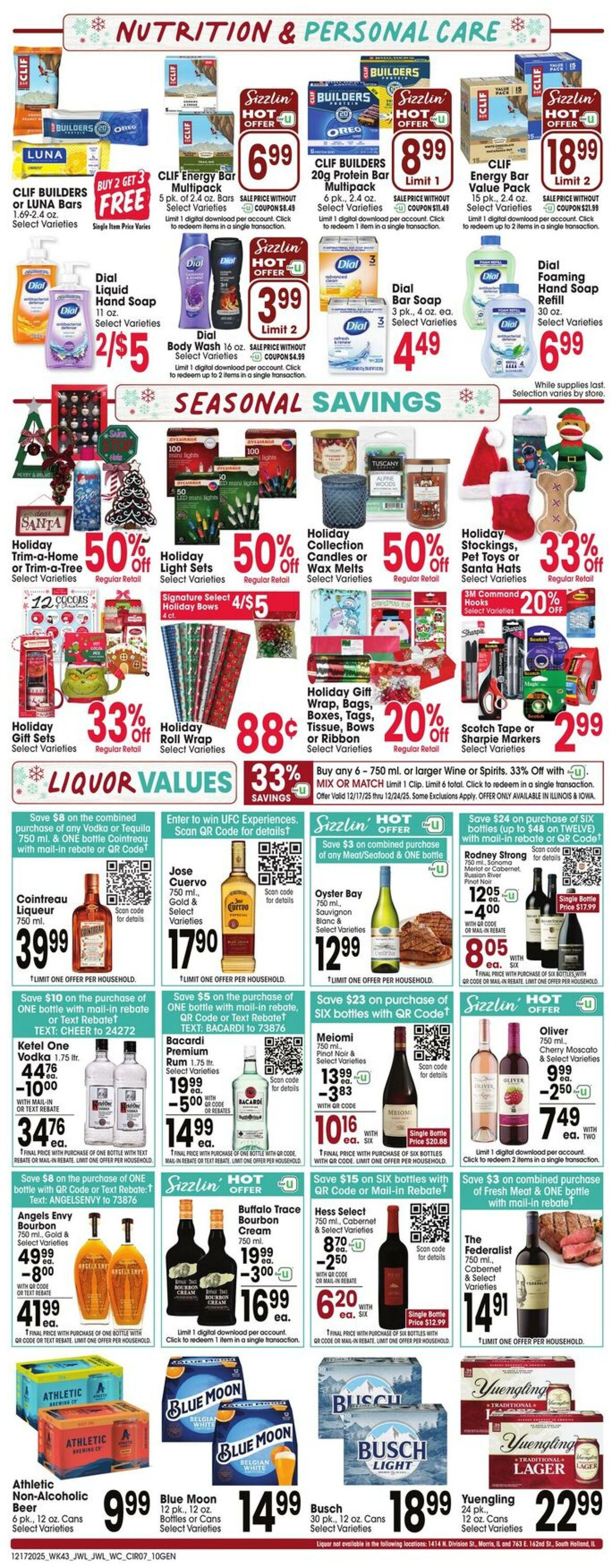 Weekly ad Jewel Osco 12/17/2025 - 12/24/2025